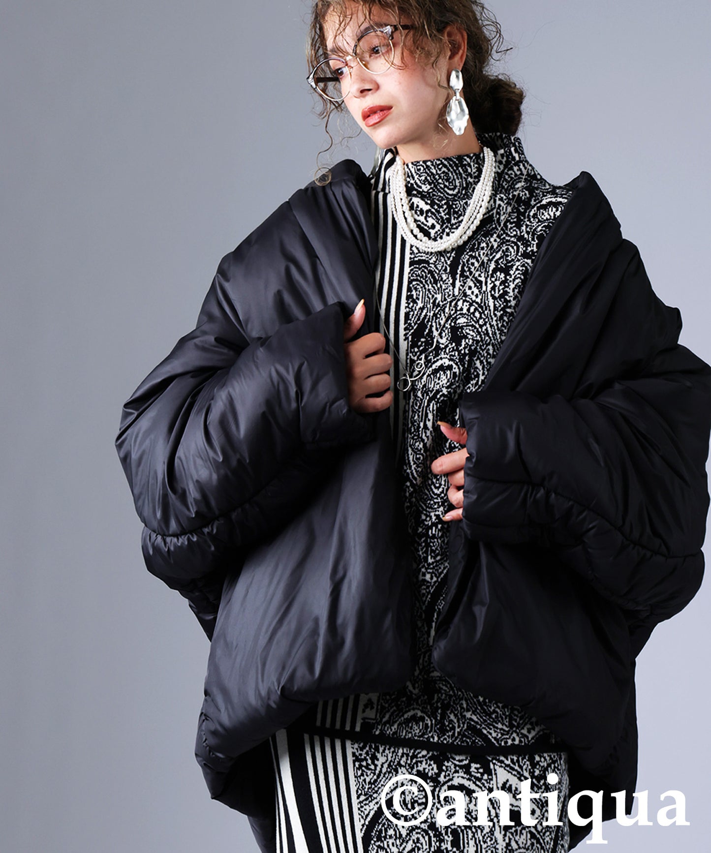 Dolman Padded Jacket Ladies