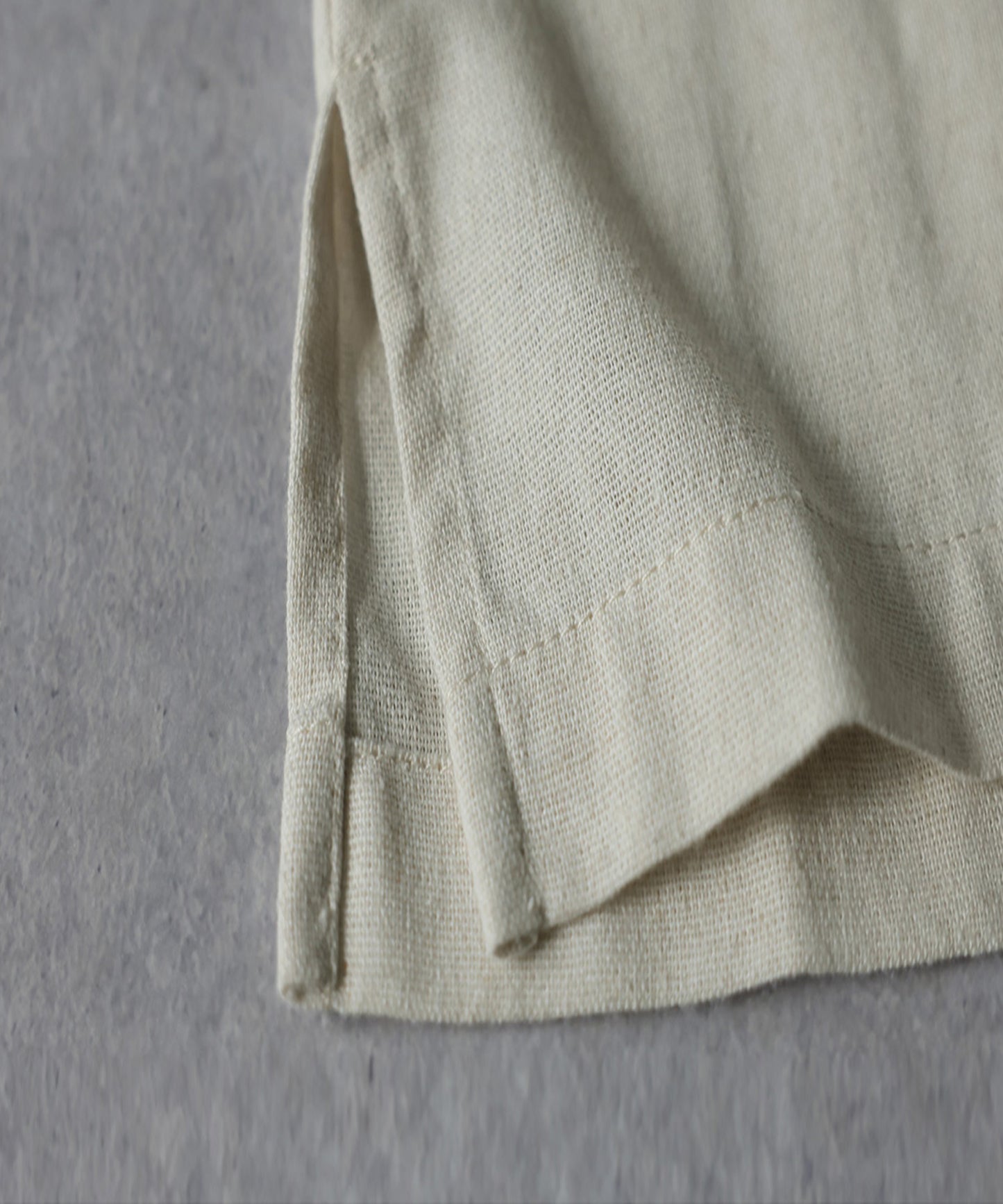 Open-Collar Linen Blend Shirt Men’s