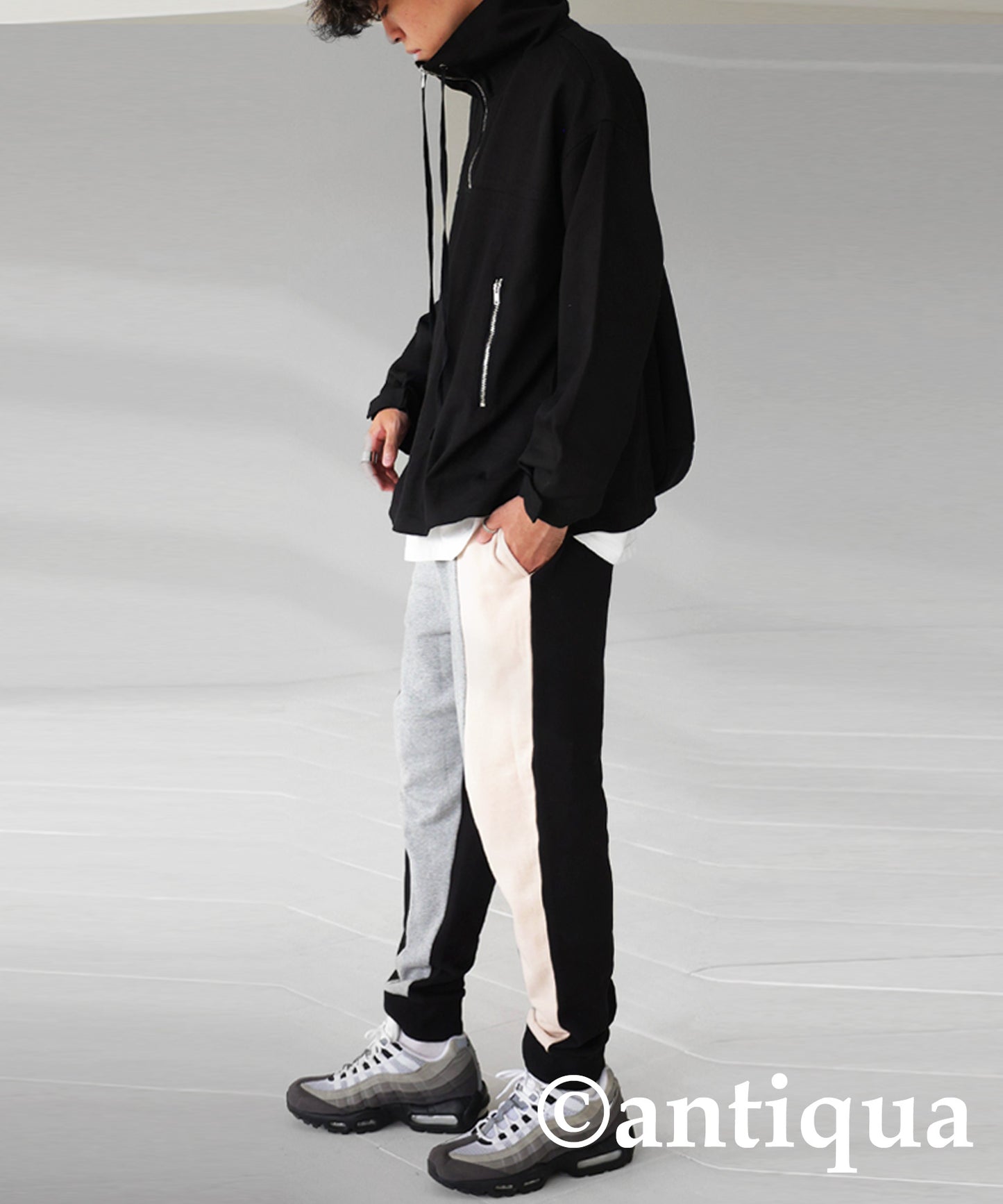 Wave pattern Pants Men's