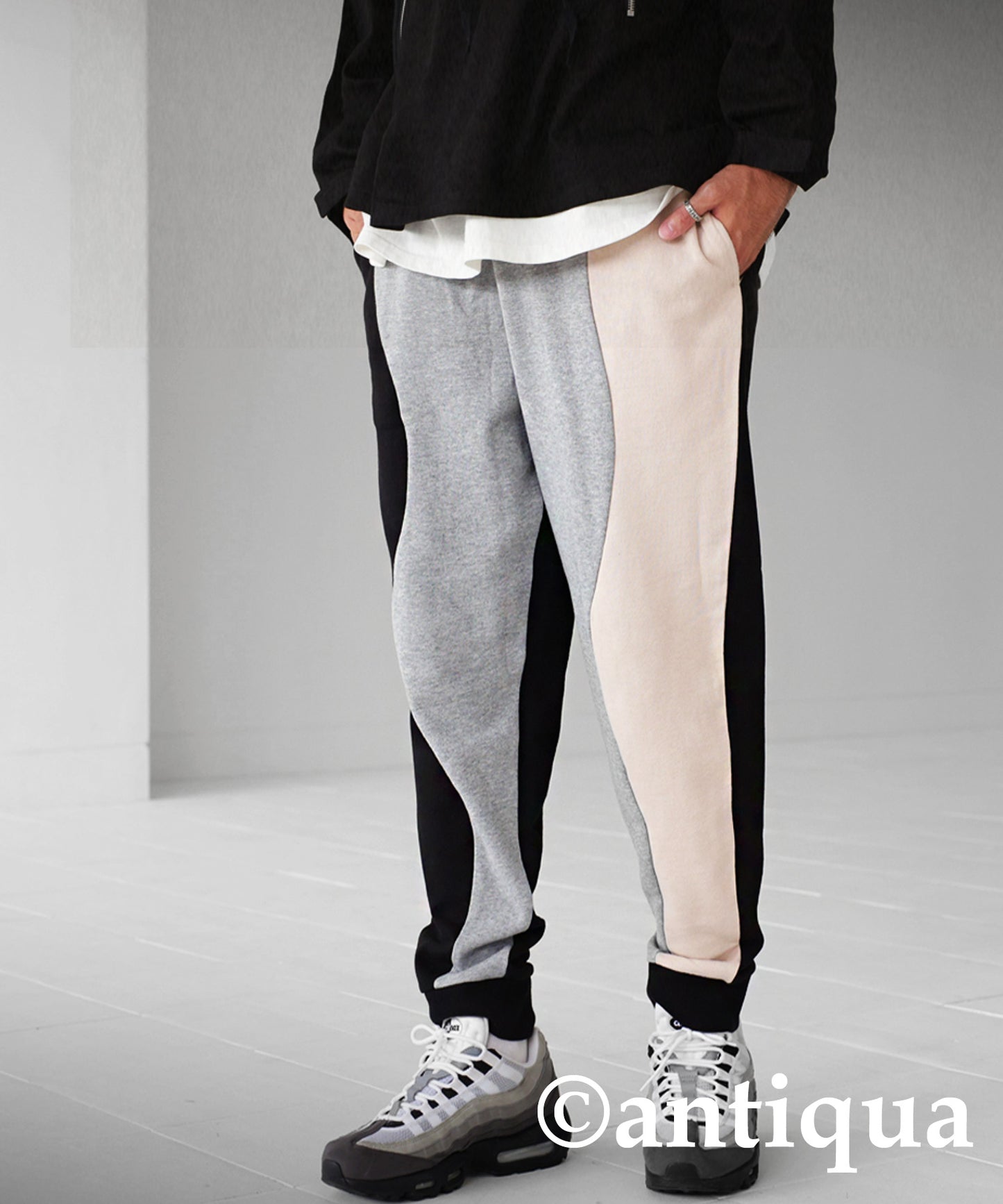 Wave pattern Pants Men's