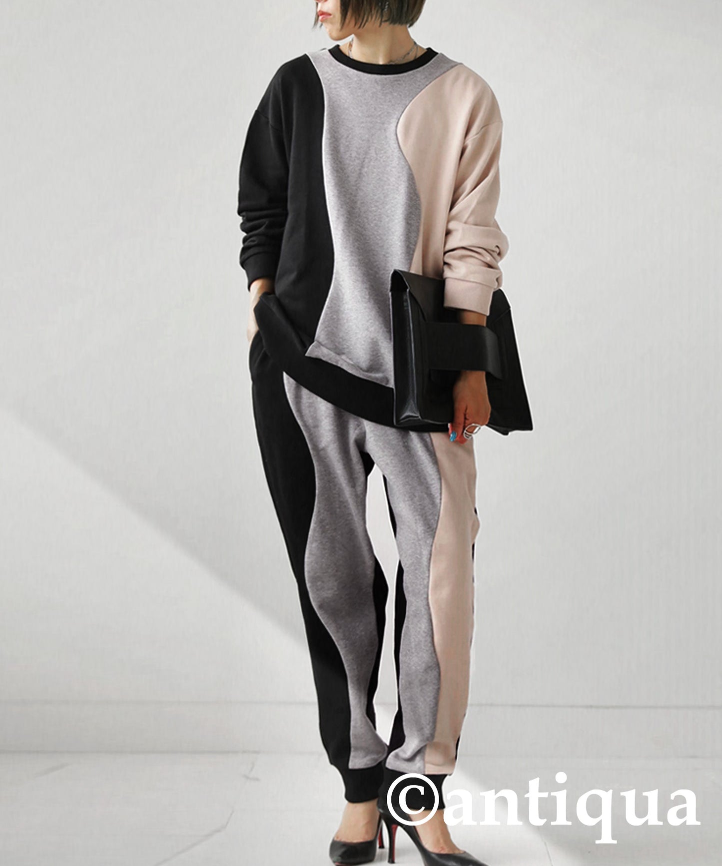 Wave pattern Pants Ladies