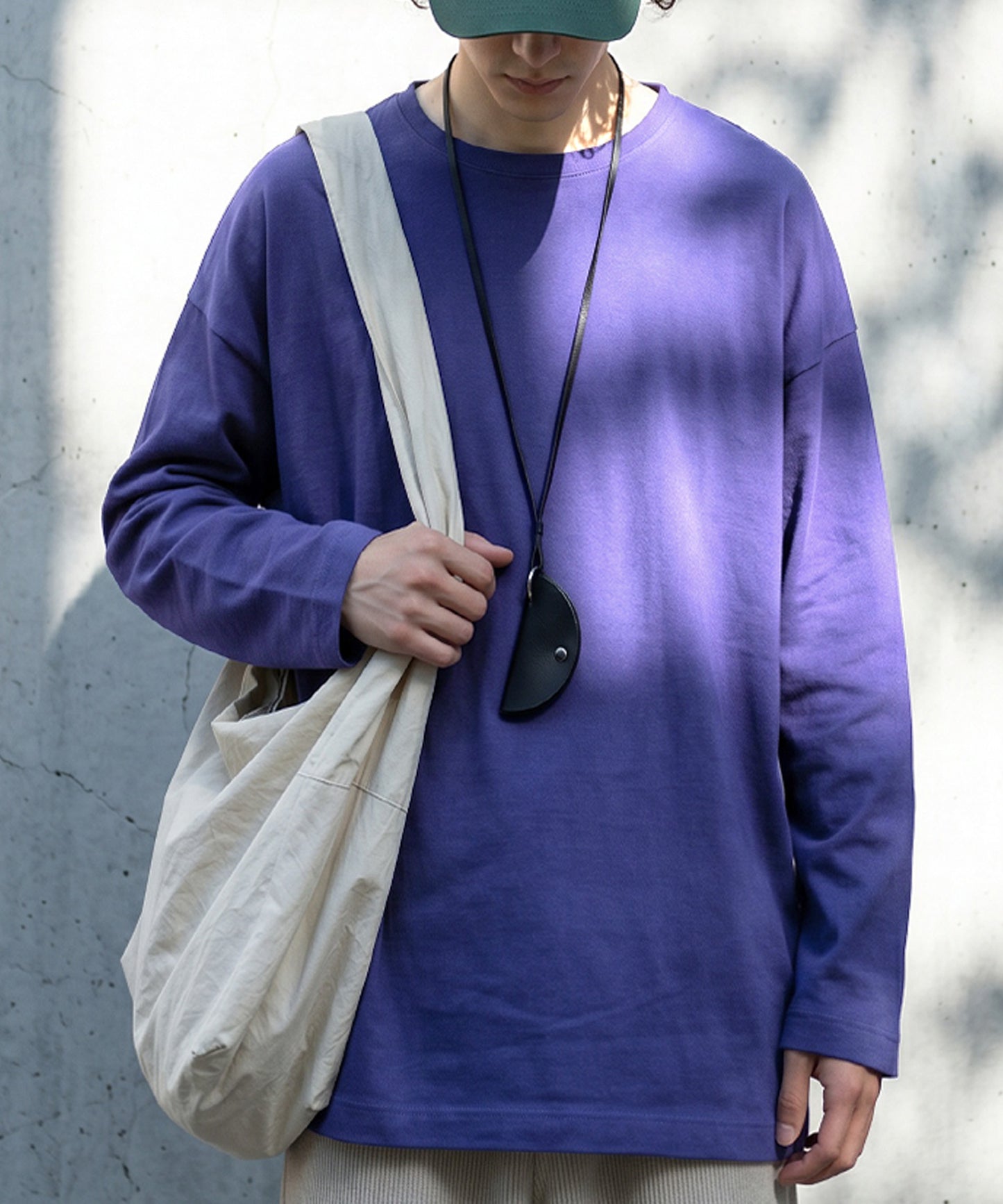 100% Cotton Plain Long-Sleeve T-Shirt  Men’s