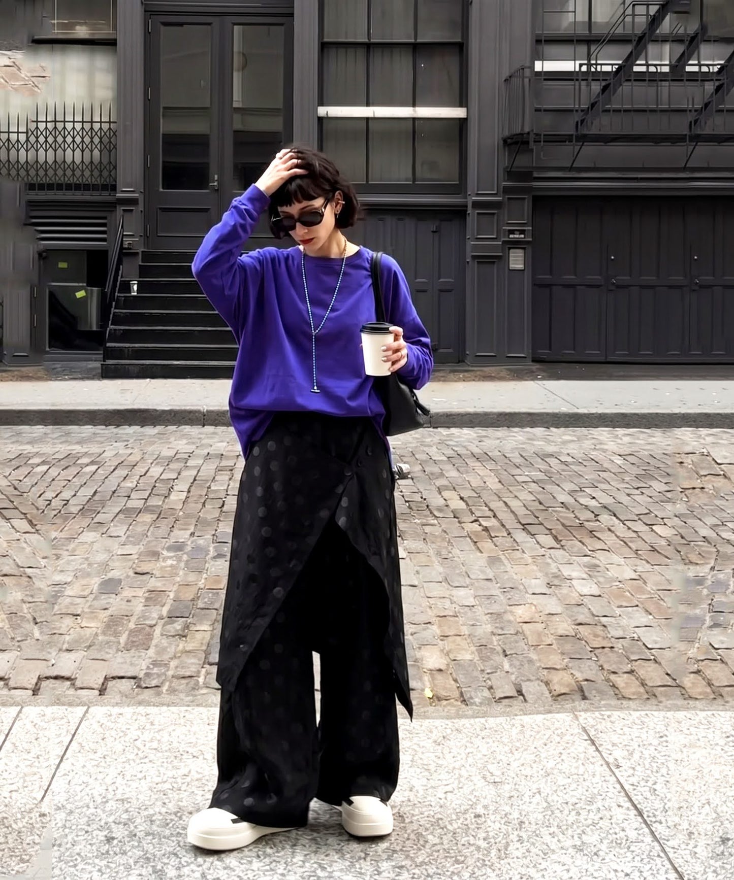 100% Cotton Plain Long-Sleeve T-Shirt Ladies