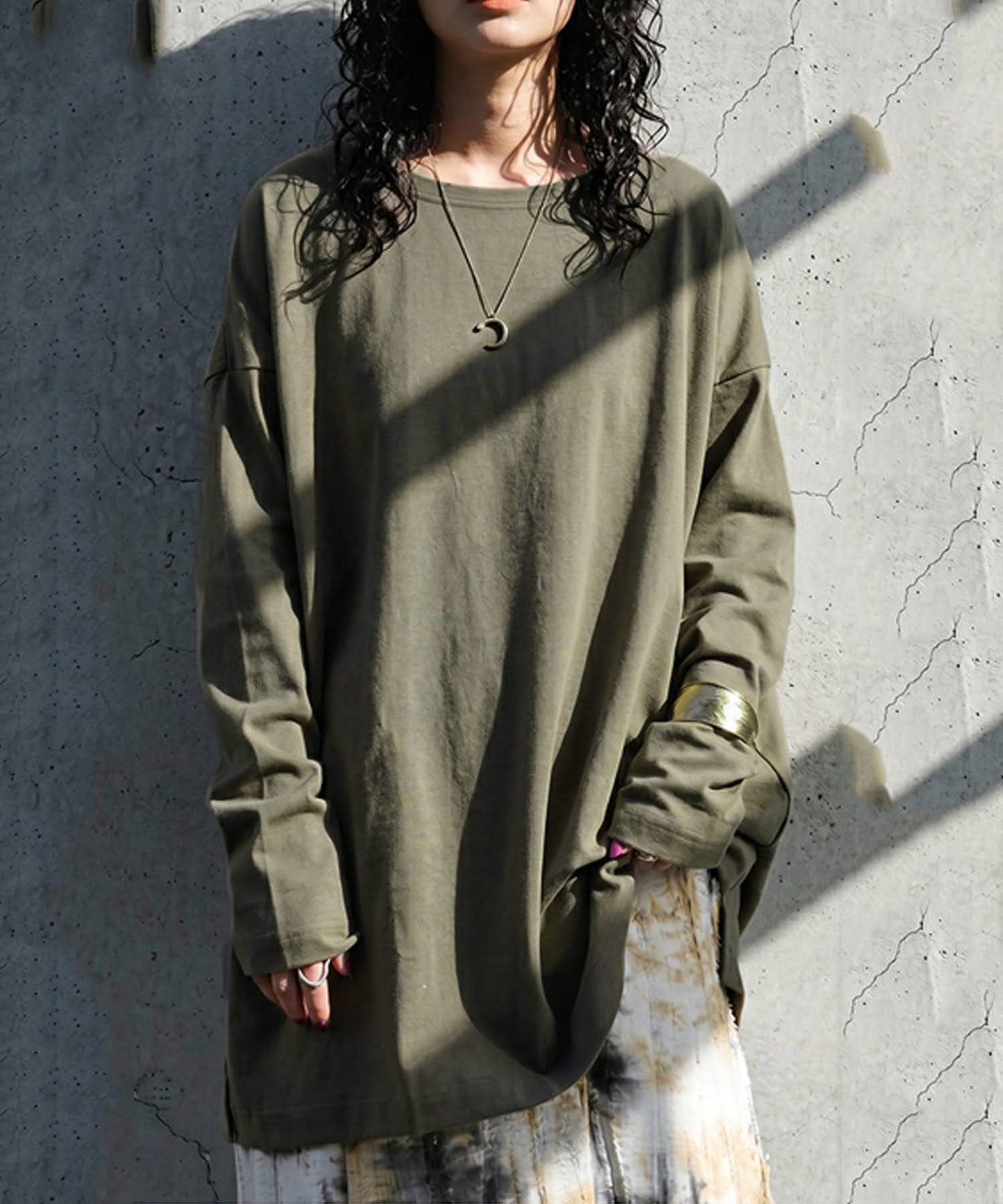 100% Cotton Plain Long-Sleeve T-Shirt Ladies