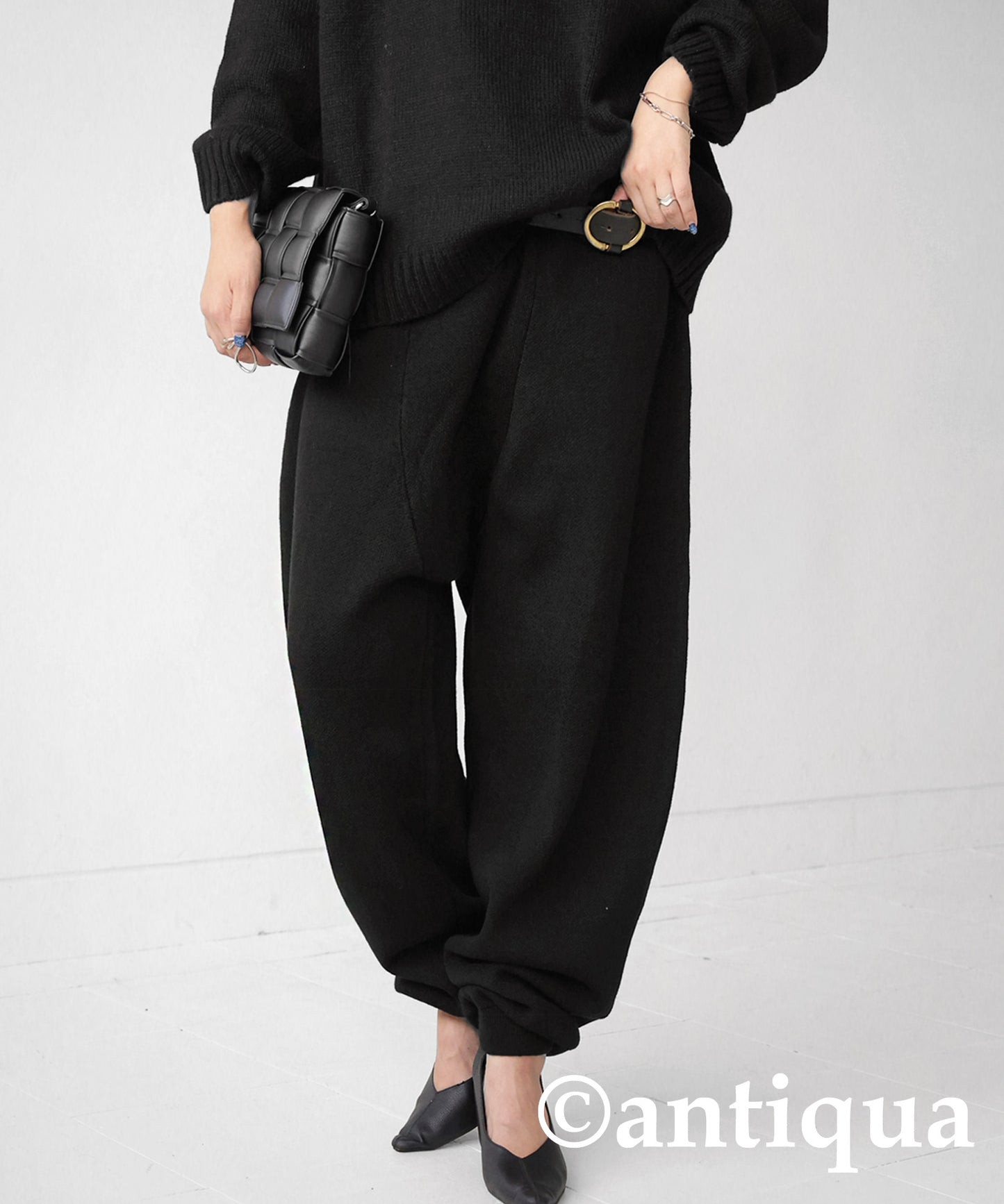 Sarouel Knit Pants Ladies