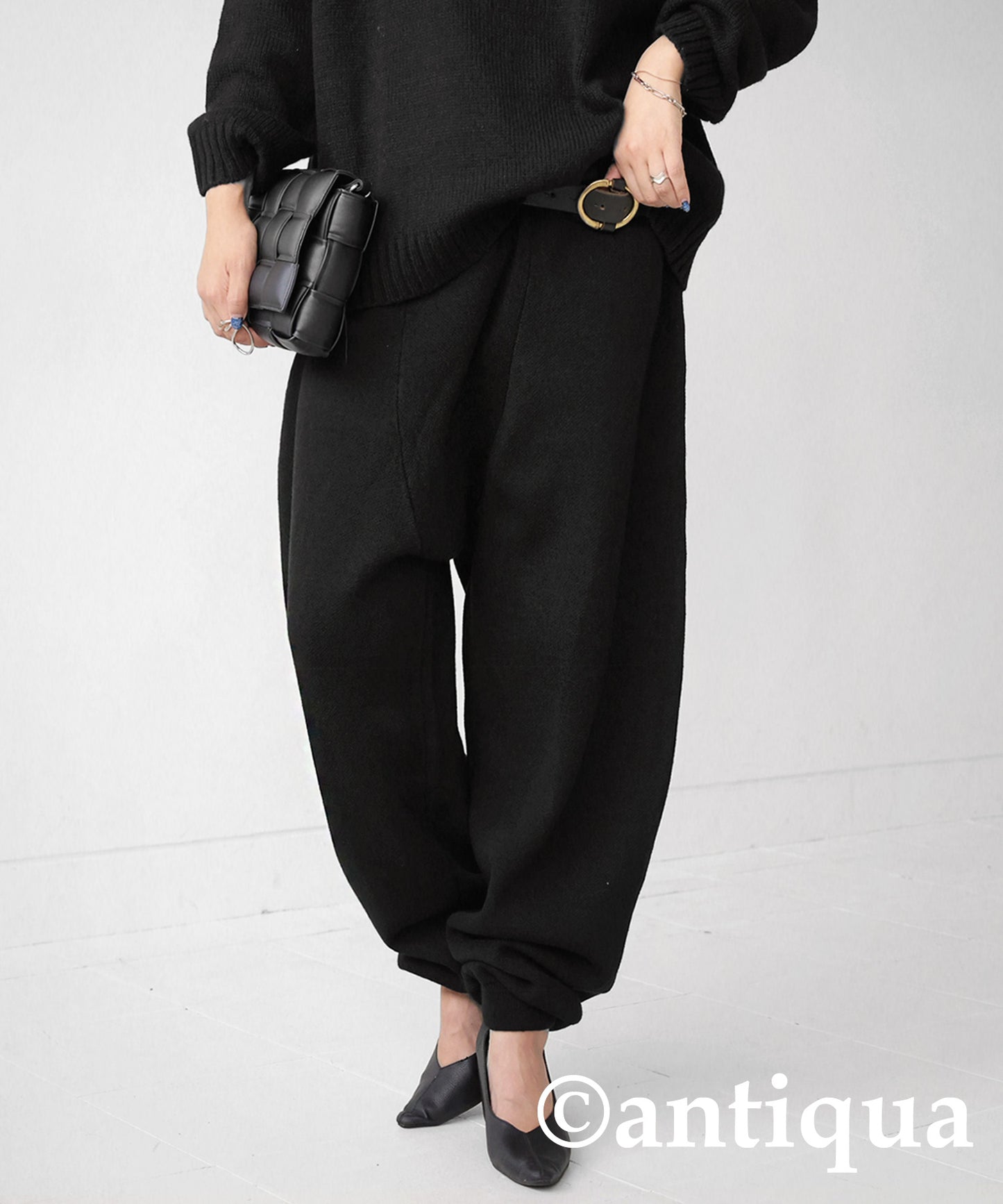 Sarouel Knit Pants Ladies