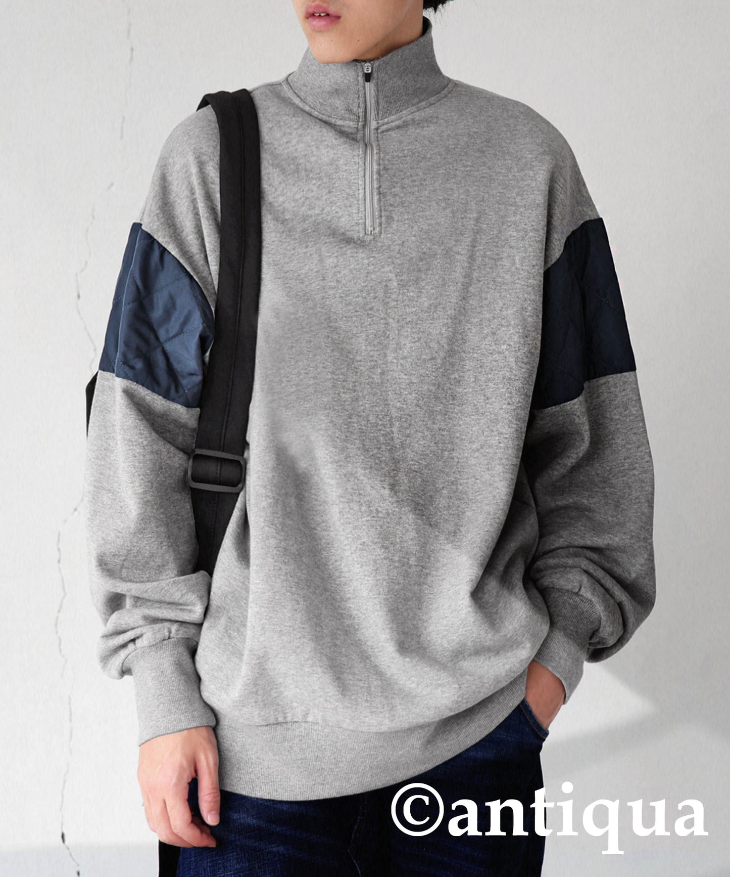 Men's half zip pullover