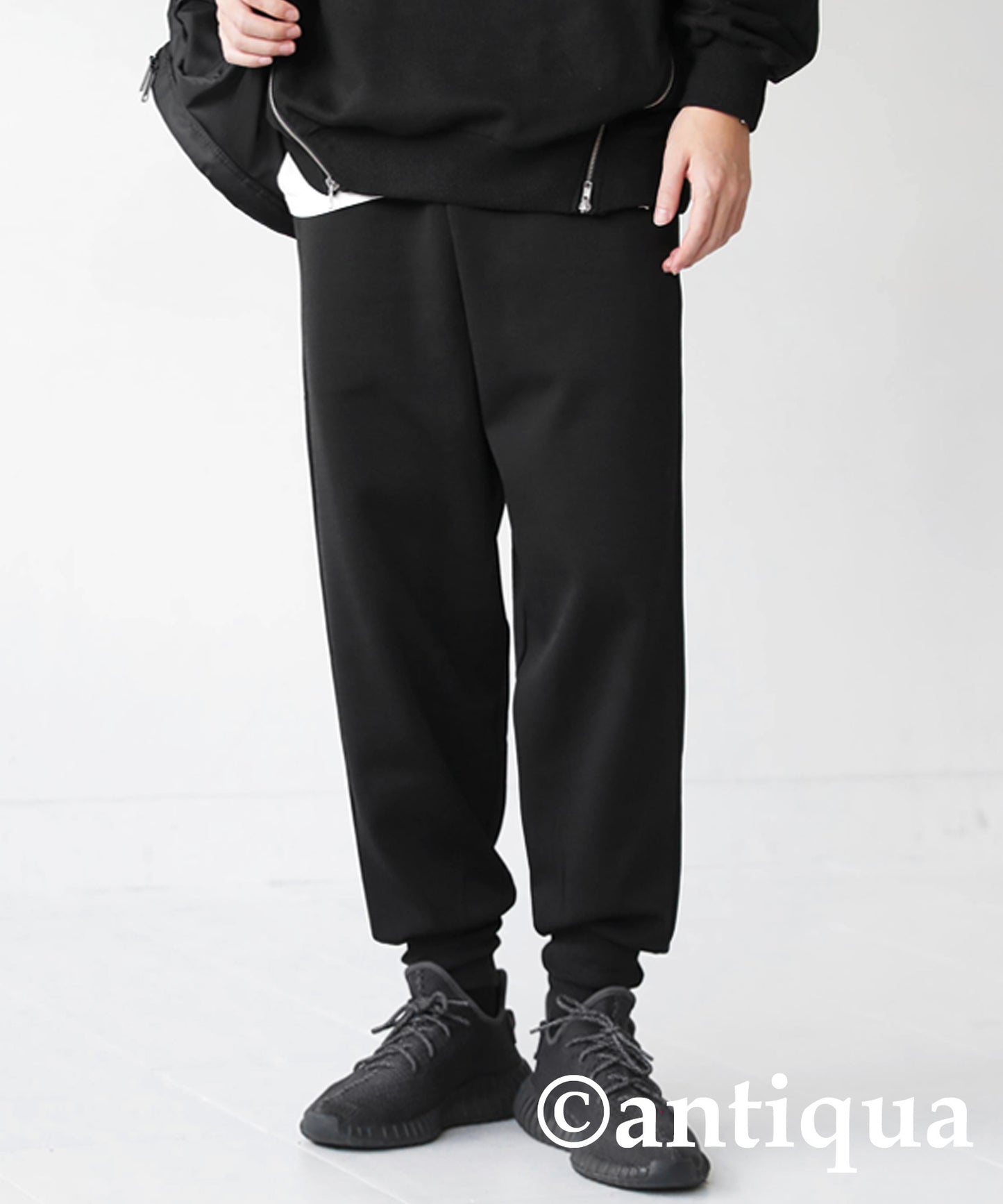 Hem rib punch pants Men's