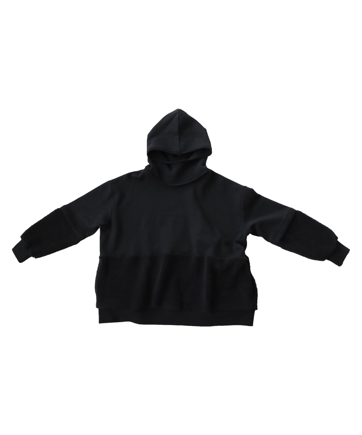 Men's hoodie french terry and boa