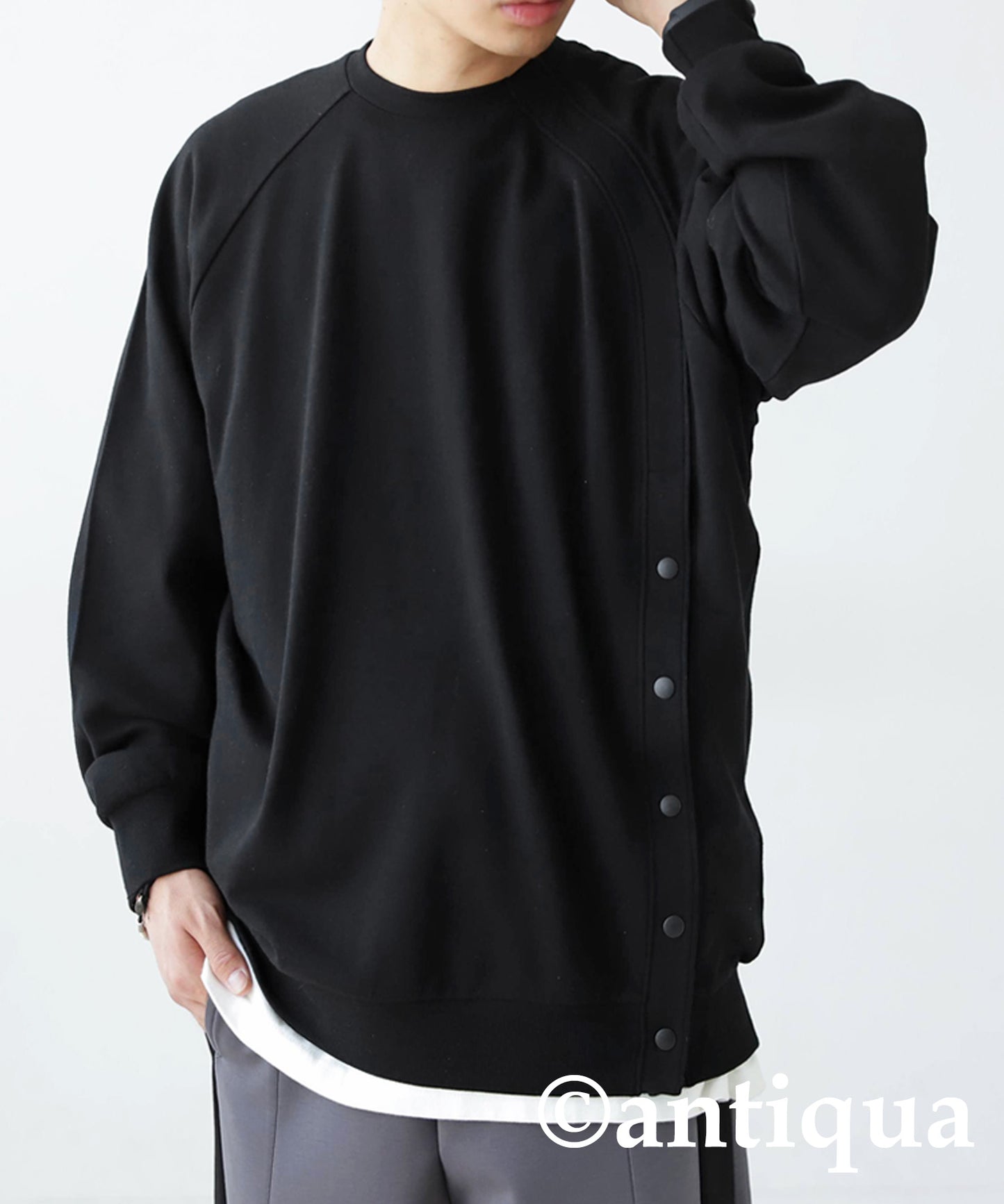 Side Snap Men's Pullover