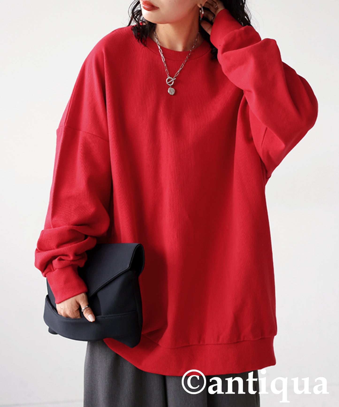 Pile fabric Pullover Ladies