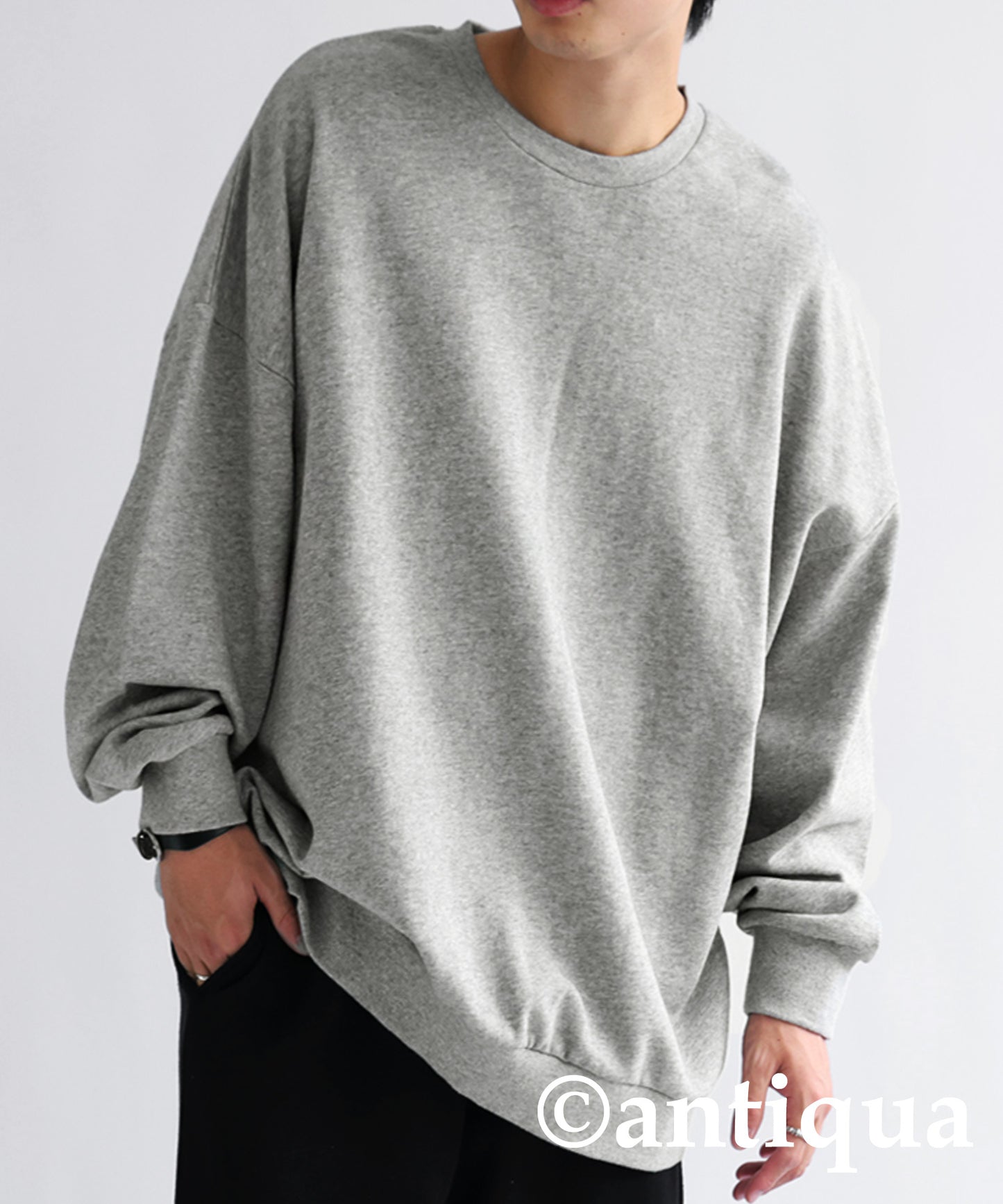 Pile fabric Pullover Men's