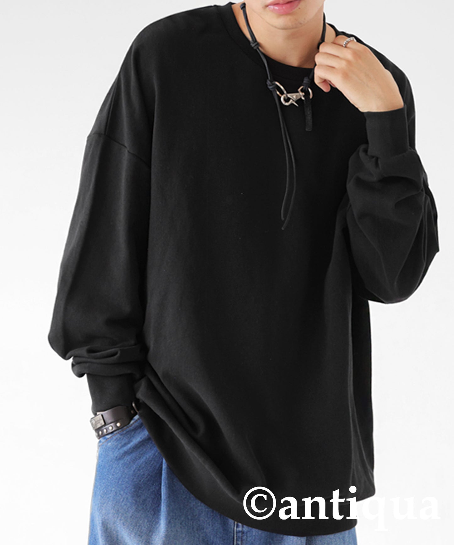 Pile fabric Pullover Men's