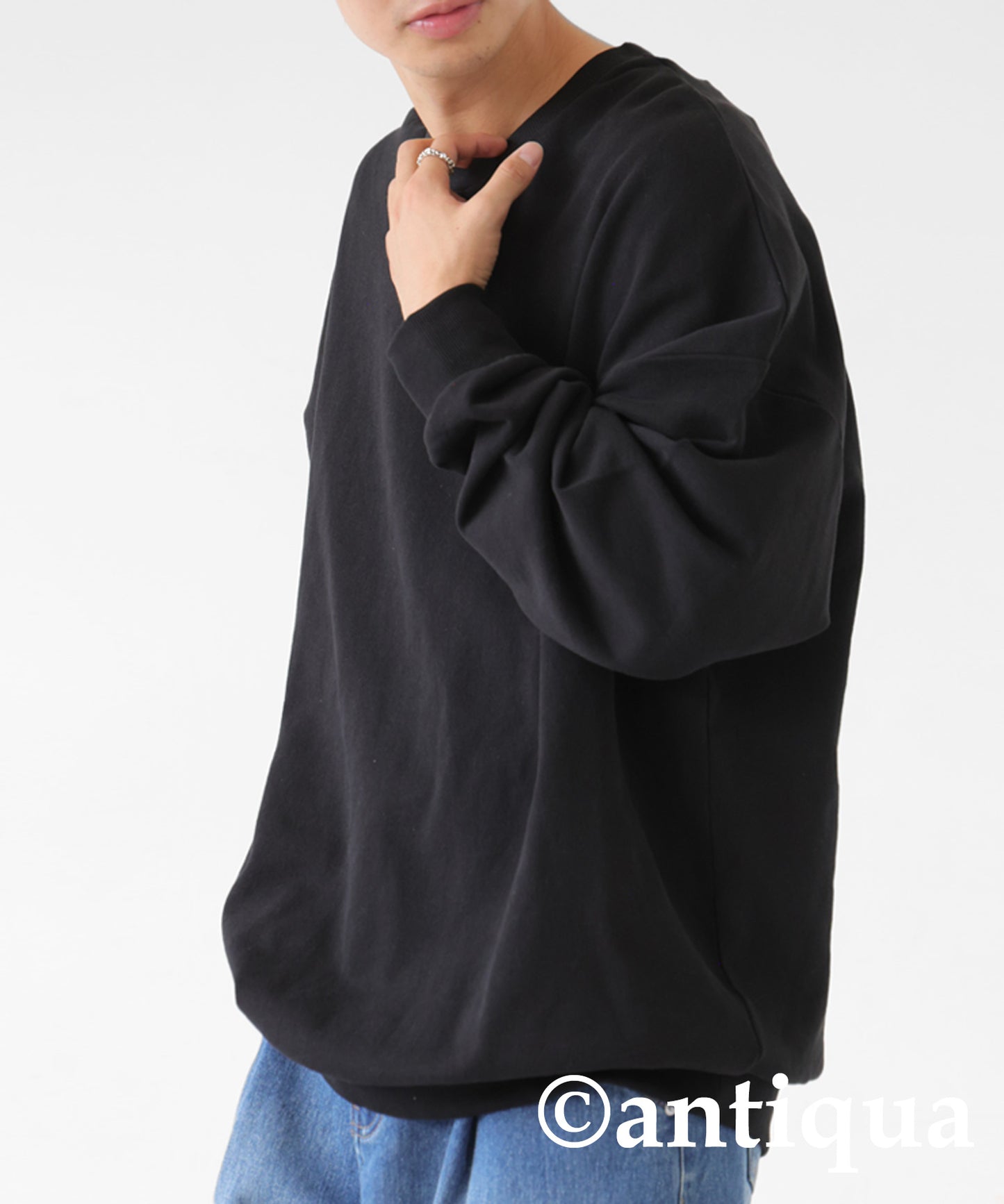 Pile fabric Pullover Men's