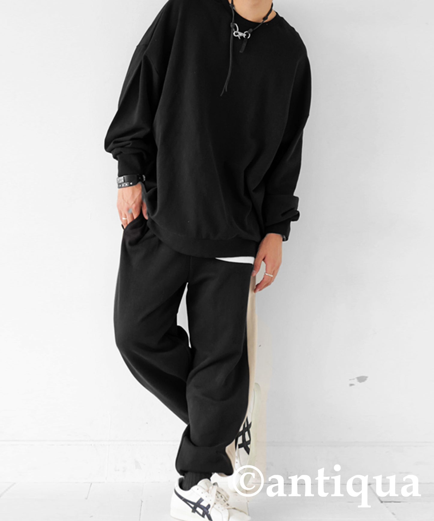 Pile fabric Pullover Men's