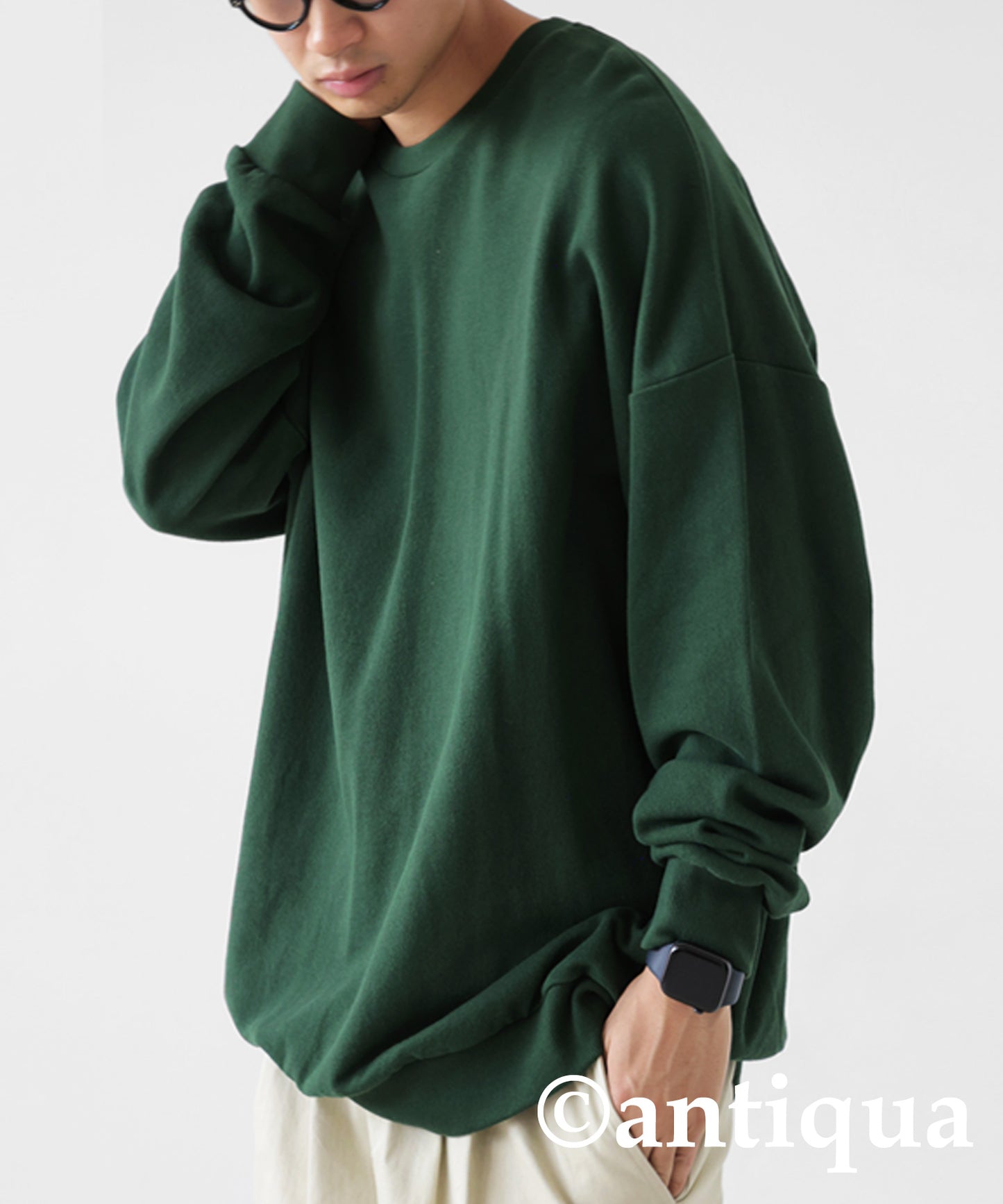 Pile fabric Pullover Men's