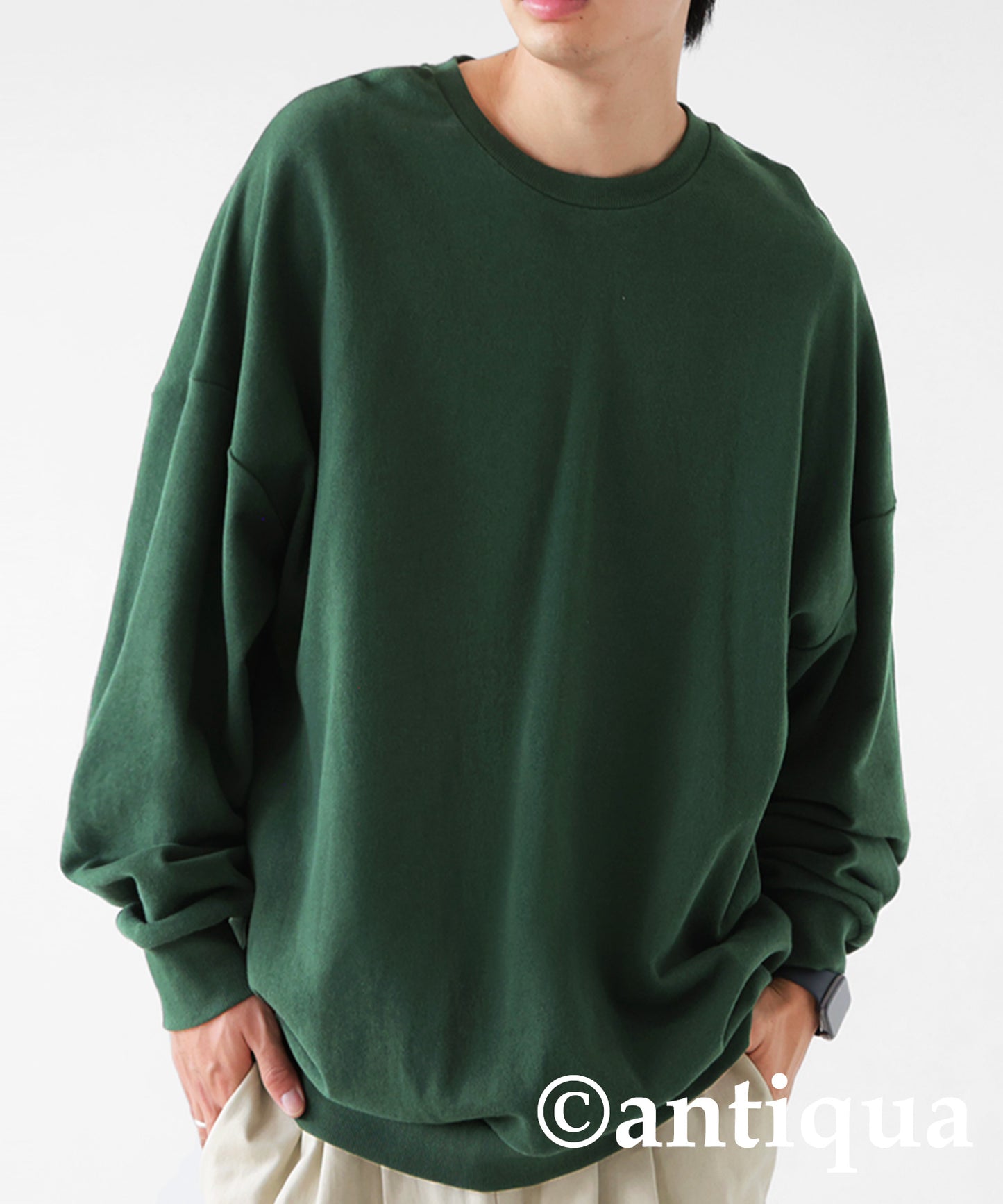 Pile fabric Pullover Men's