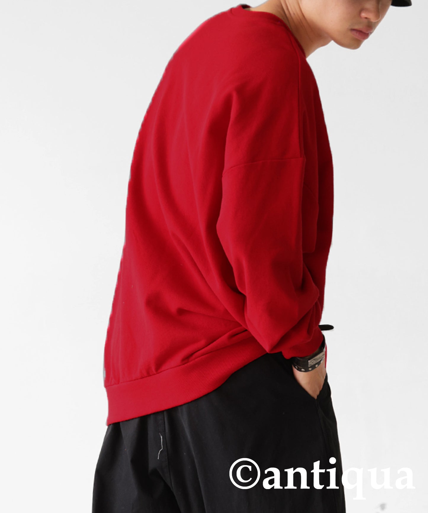 Pile fabric Pullover Men's