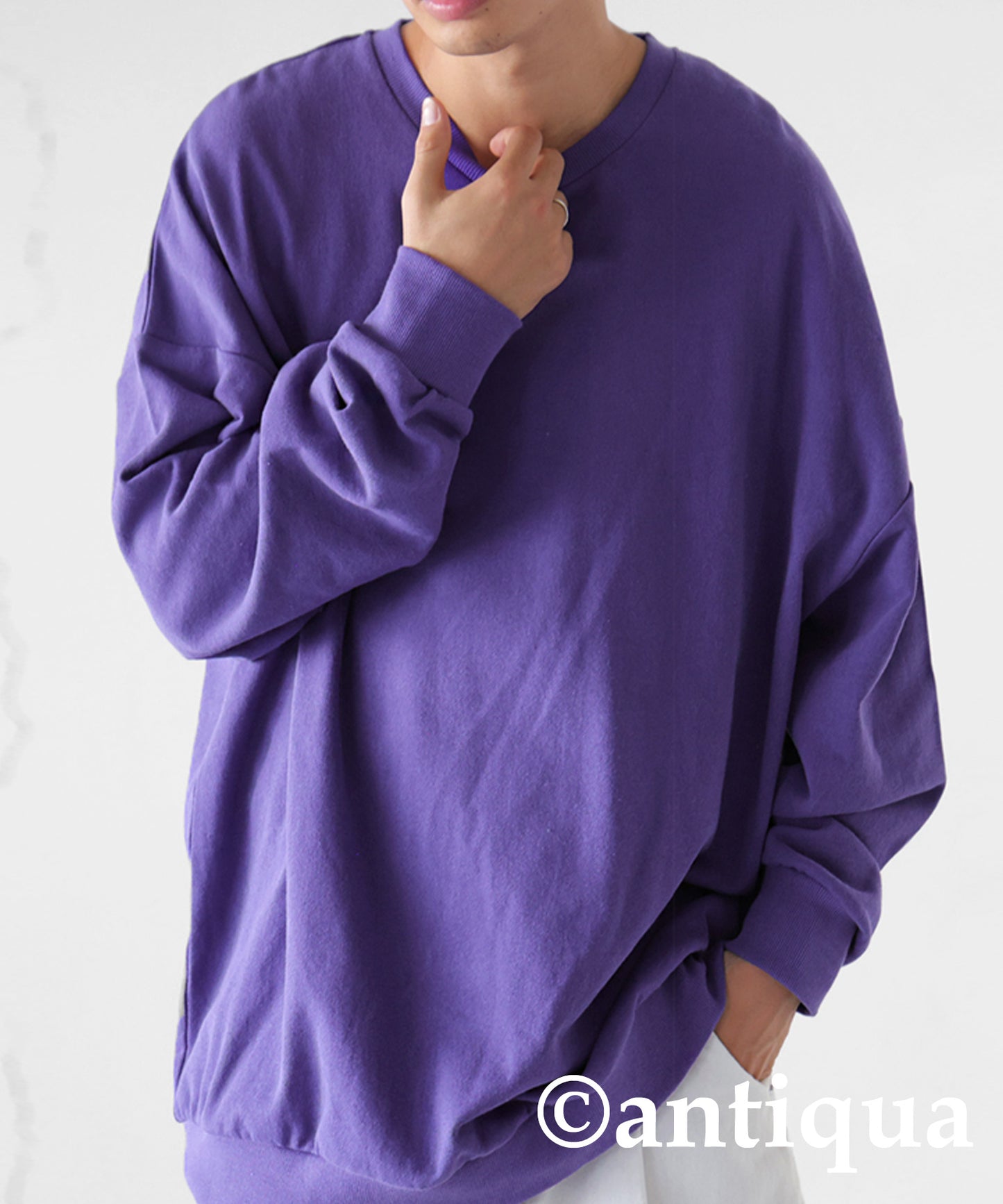 Pile fabric Pullover Men's