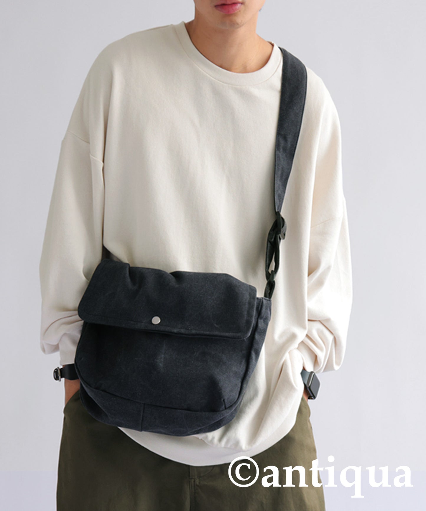 Pile fabric Pullover Men's