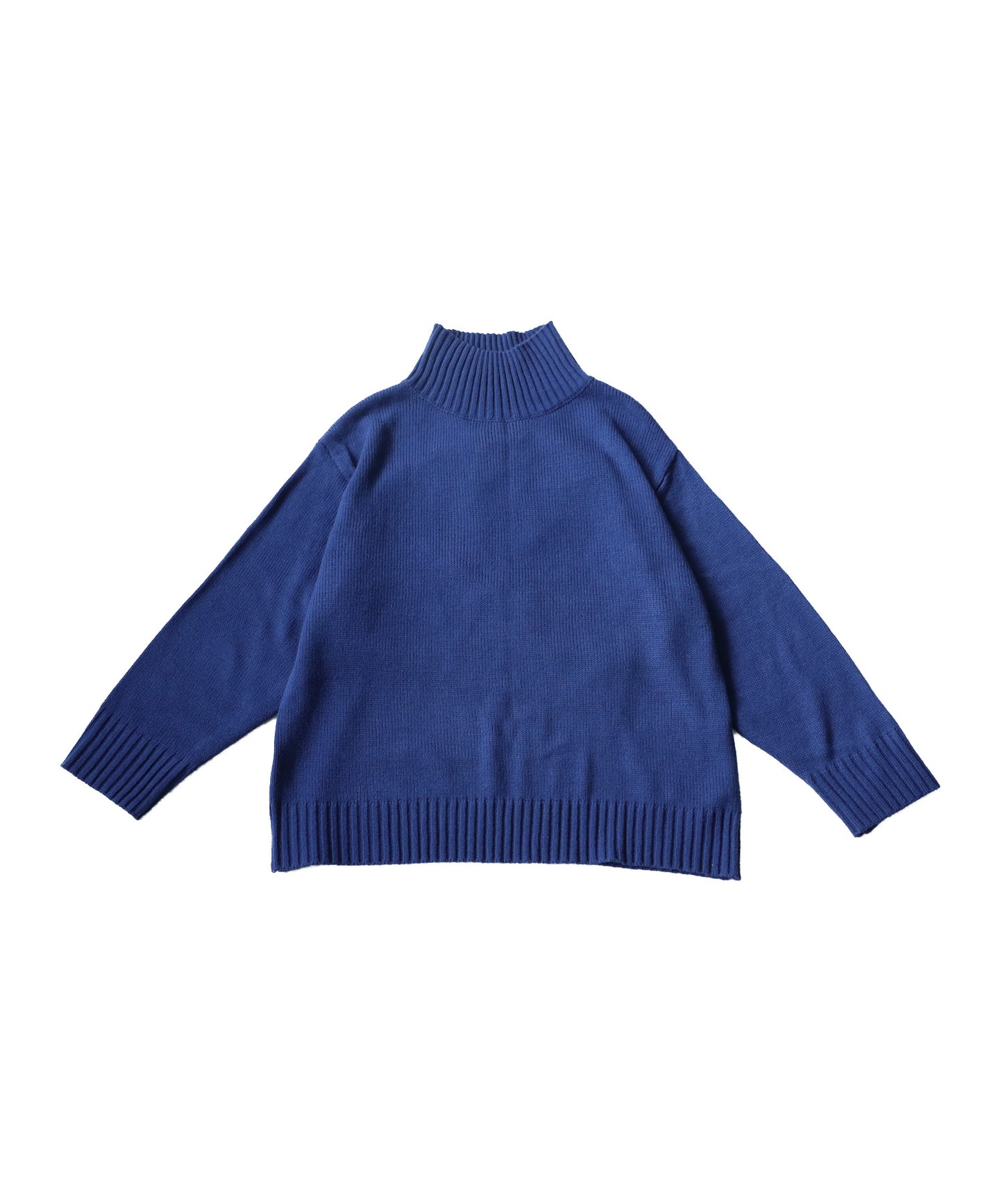 High neck Rib Knit tops Ladies