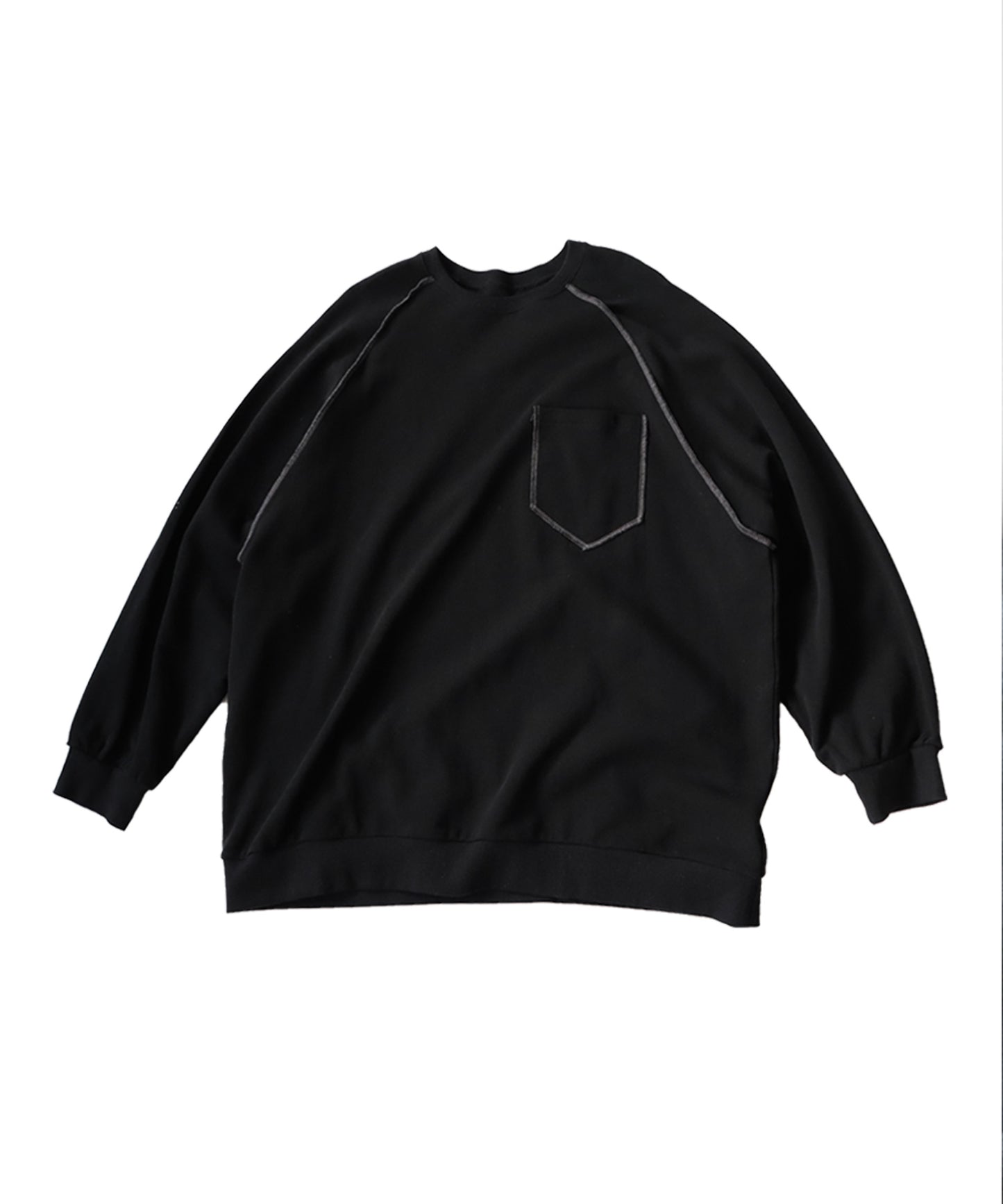 Pile Fabric Raglan Sweatshirt Men's