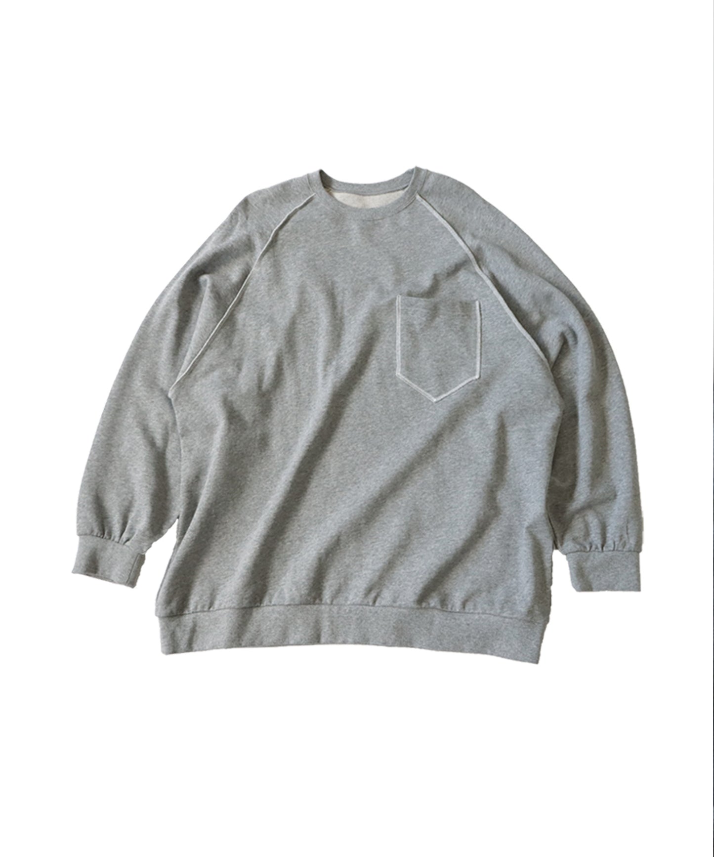 Pile Fabric Raglan Sweatshirt Men's