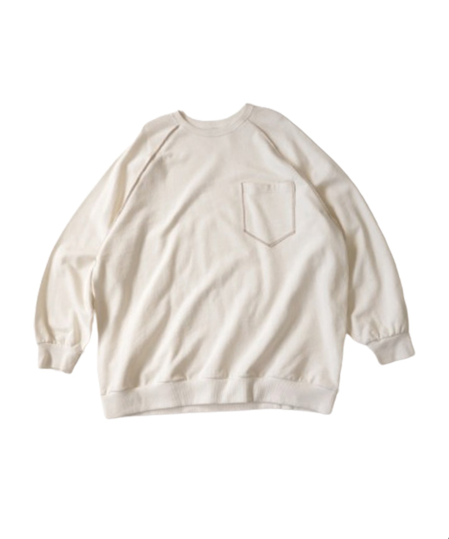 Pile Fabric Raglan Sweatshirt Men's