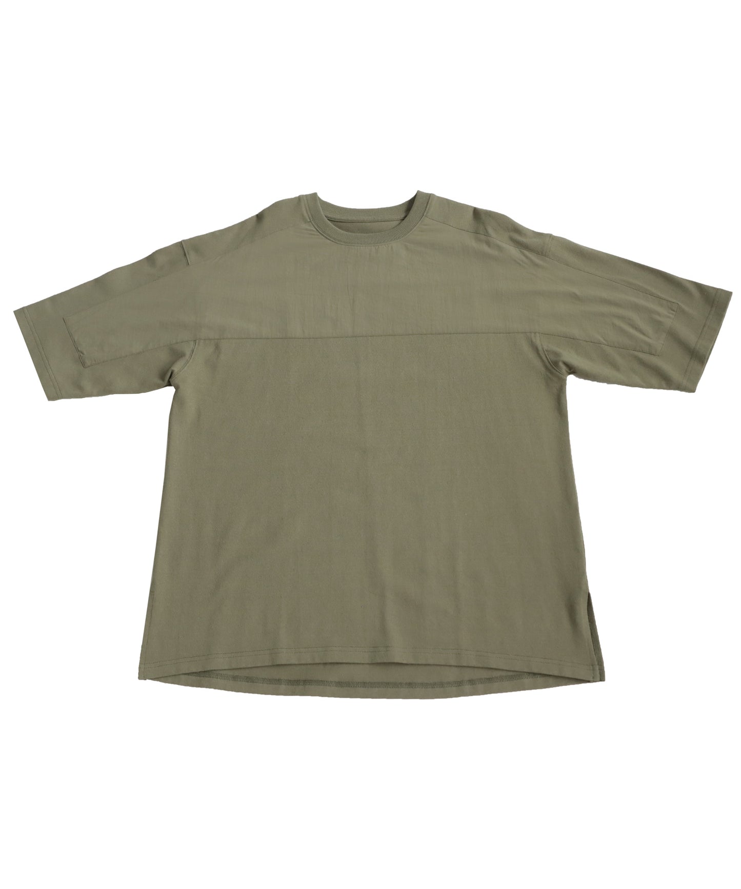 Nylon switching T -shirt Men's