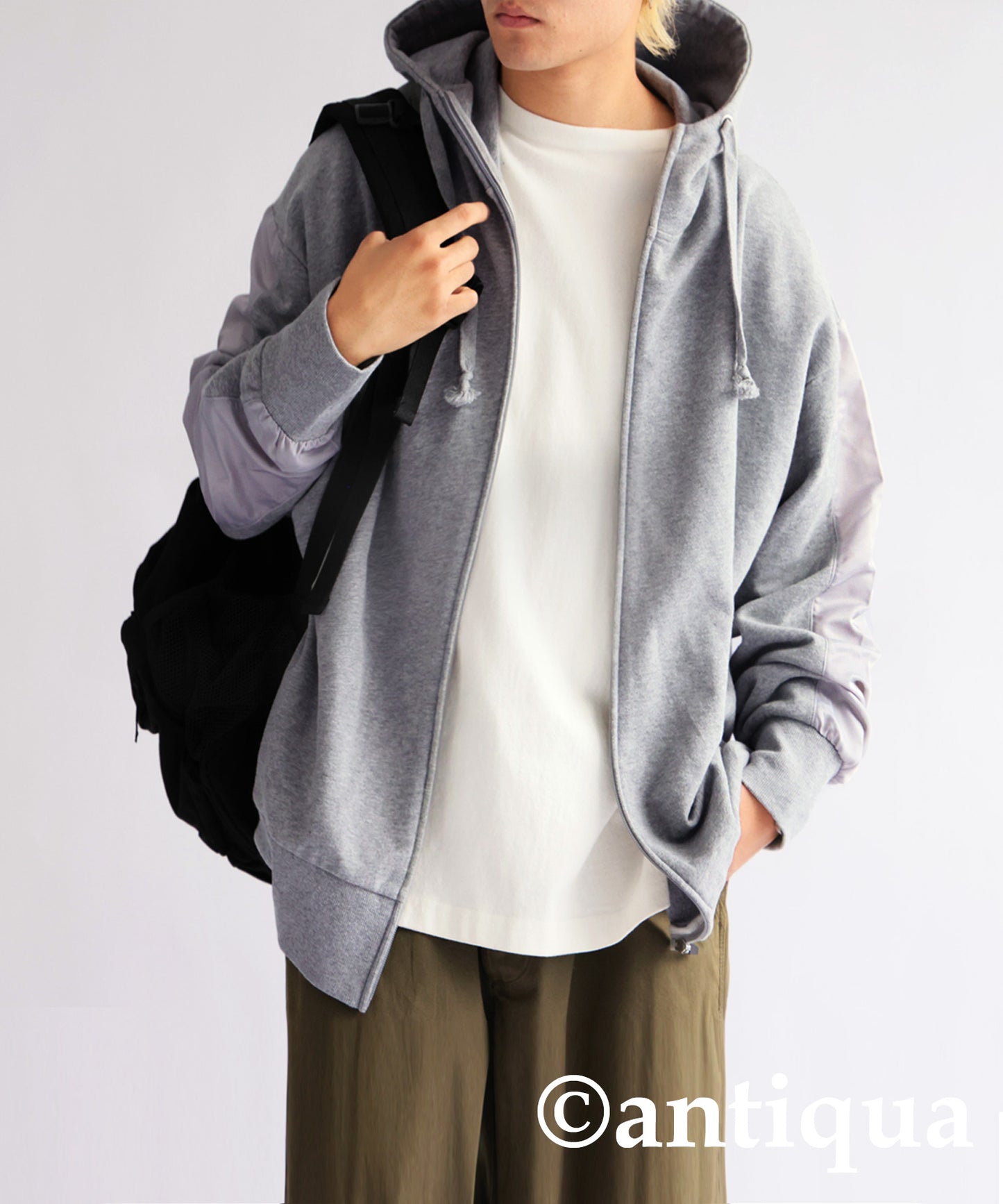 Nylon Line Hoodie Men's