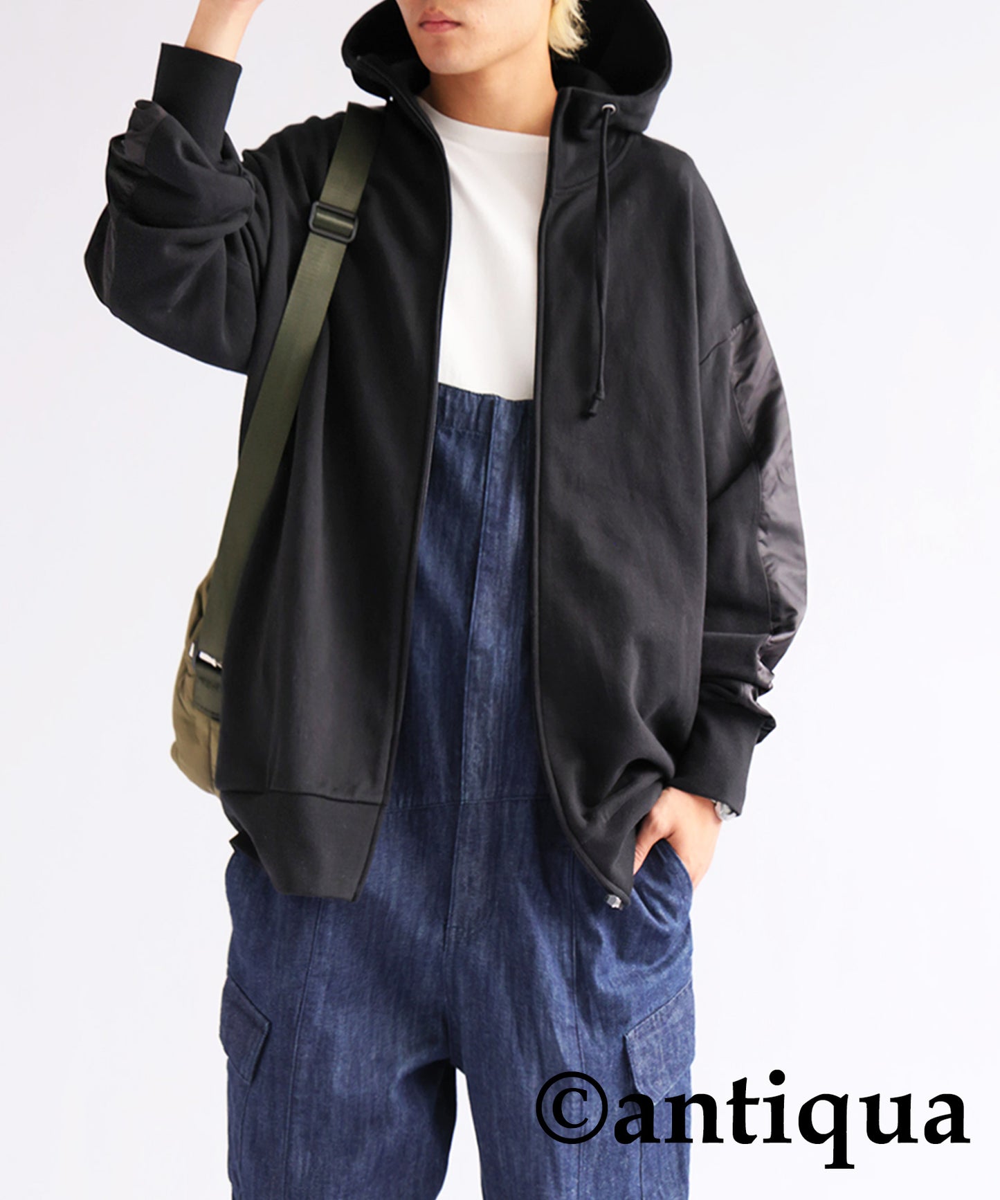 Nylon Line Hoodie Men's