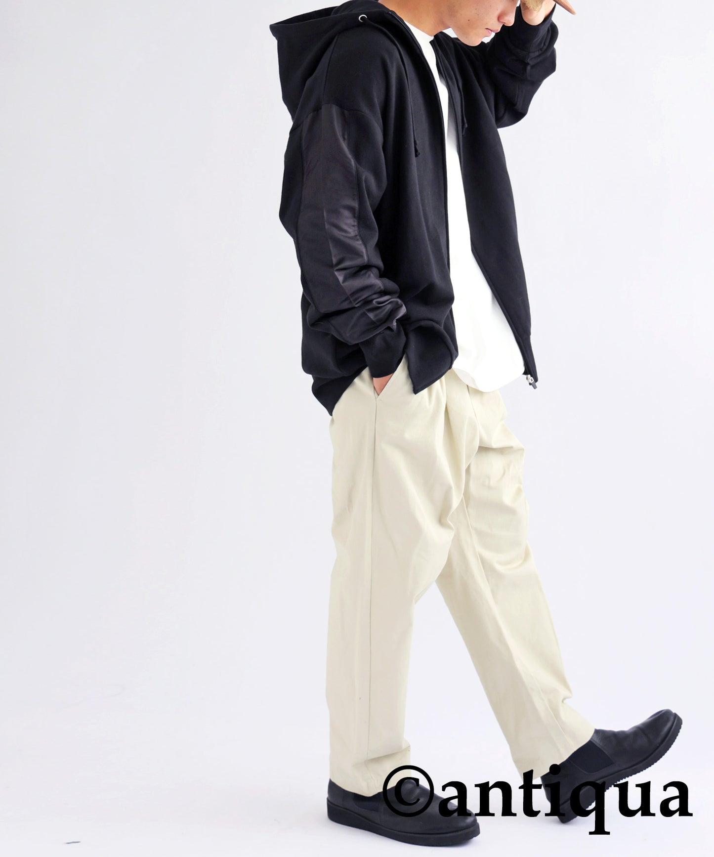 Nylon Line Hoodie Men's