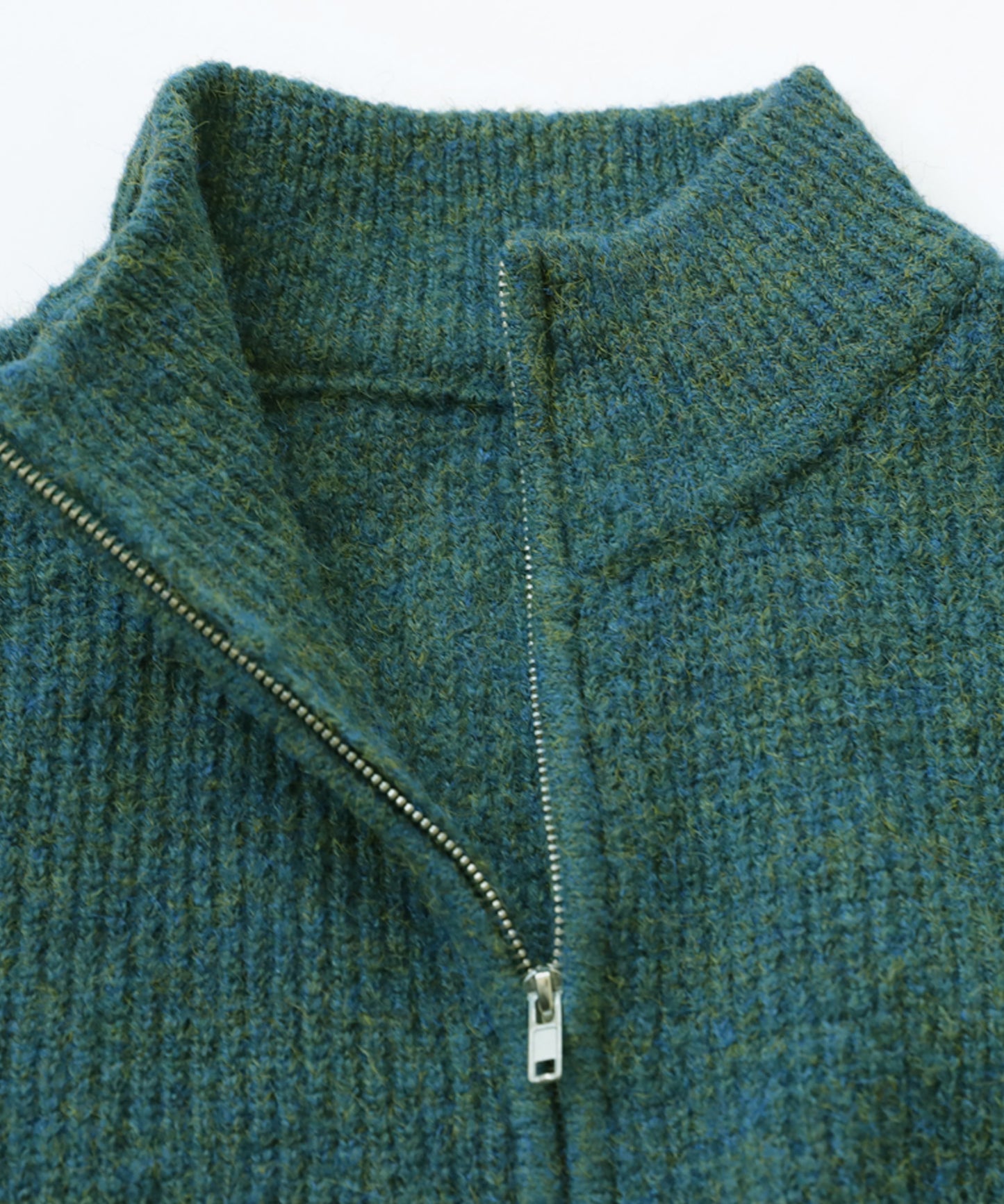 Half Zip Melange Knit Men's