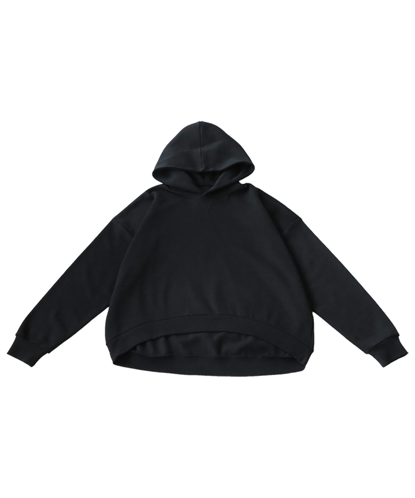 Brushed fabric hoodie Ladies