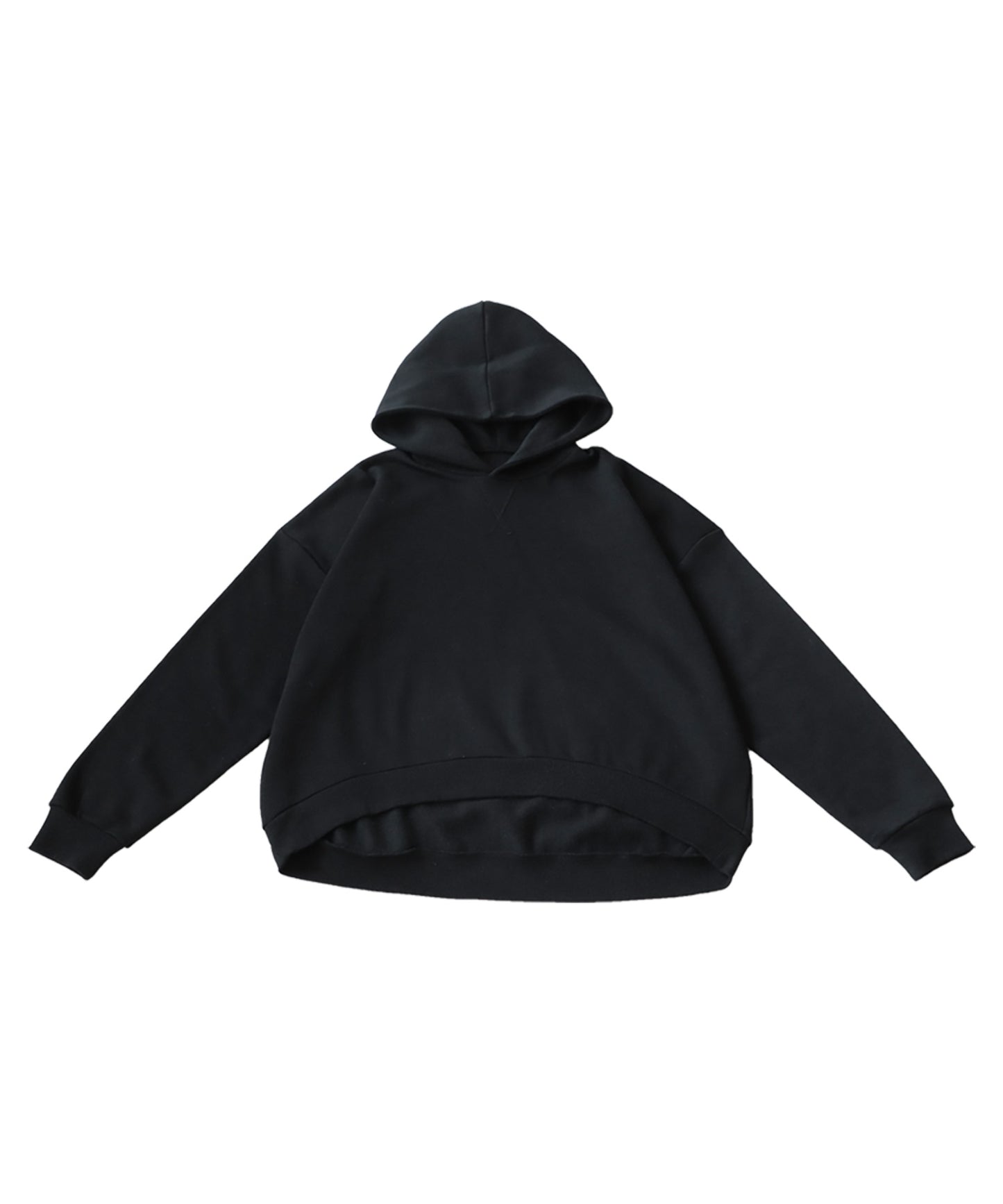 Brushed fabric hoodie Men's