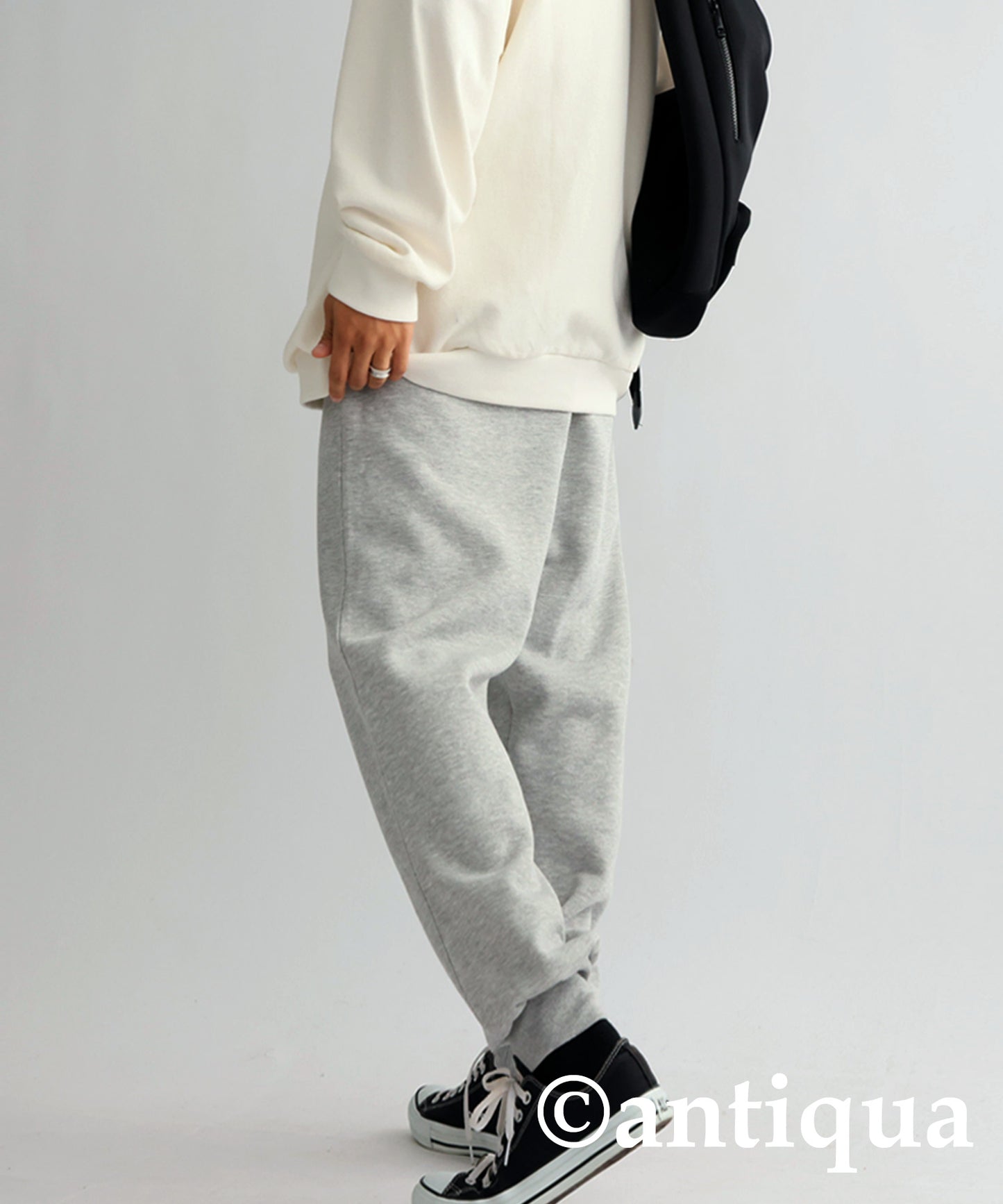 Pile fabric sweat pants Men’s