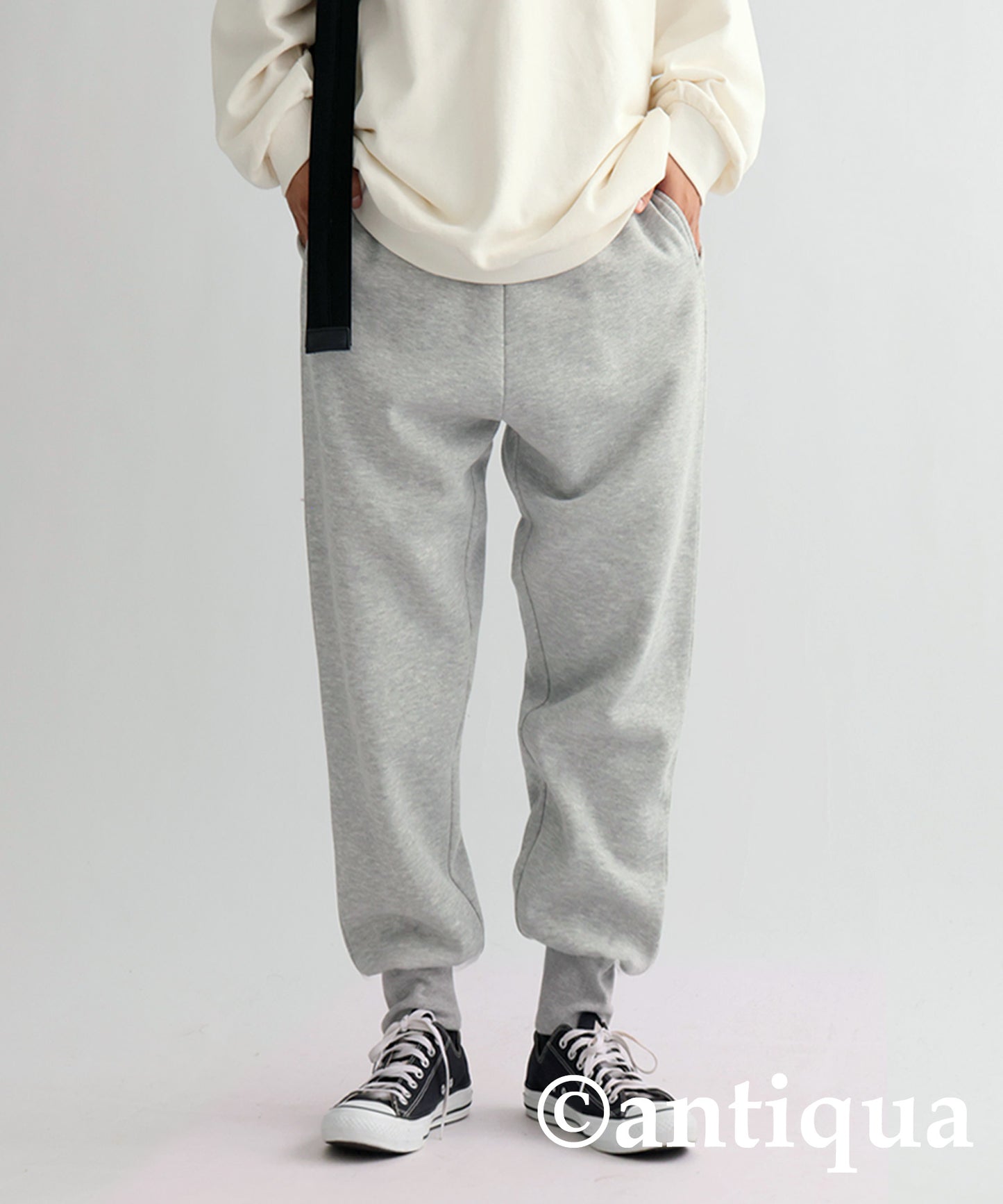 Pile fabric sweat pants Men’s