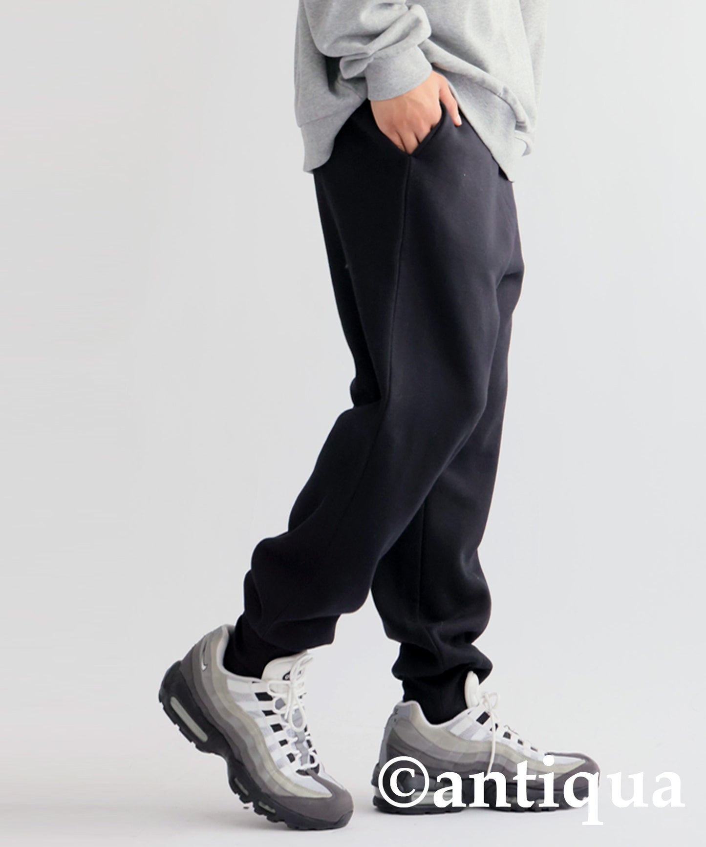 Pile fabric sweat pants Men’s