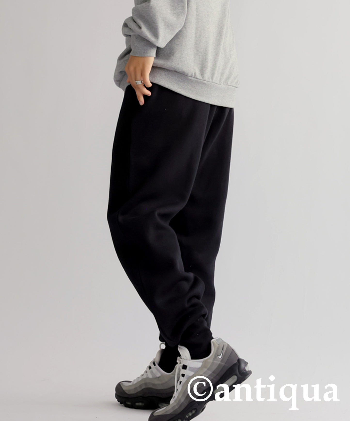 Pile fabric sweat pants Men’s