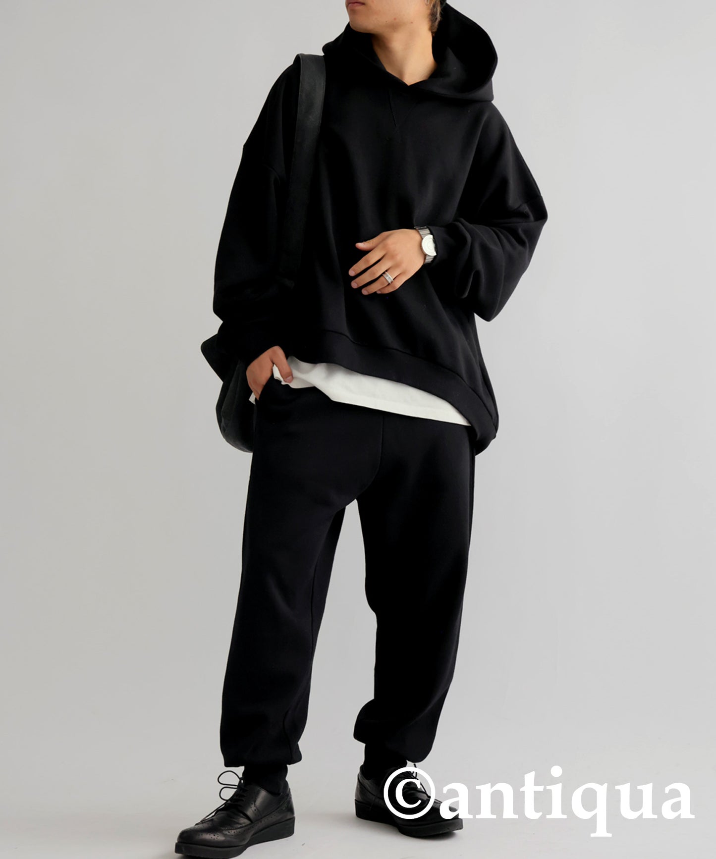 Pile fabric sweat pants Men’s