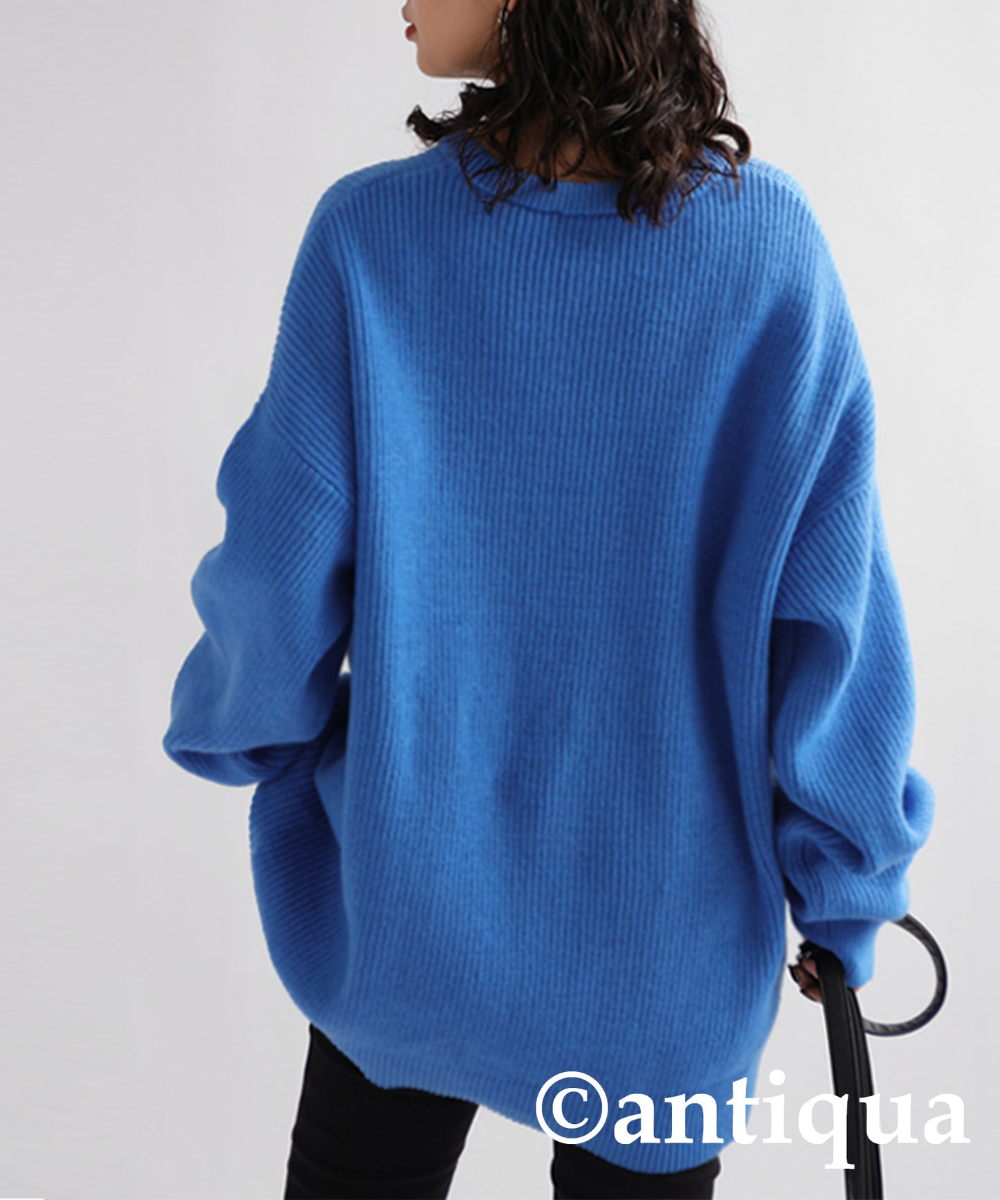 Round Neck Knit Sweater Ladies