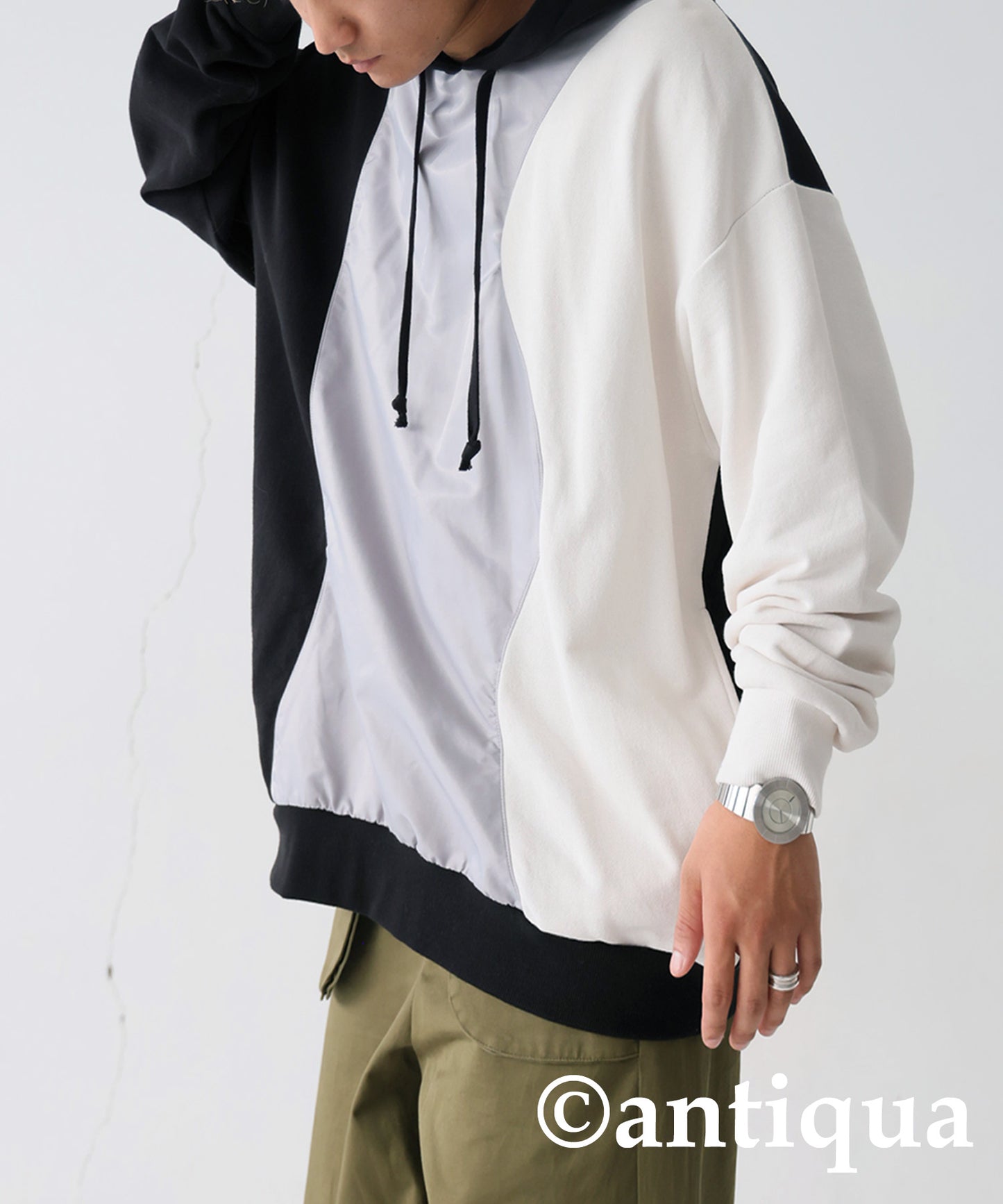 Wave Design hoodie Men's