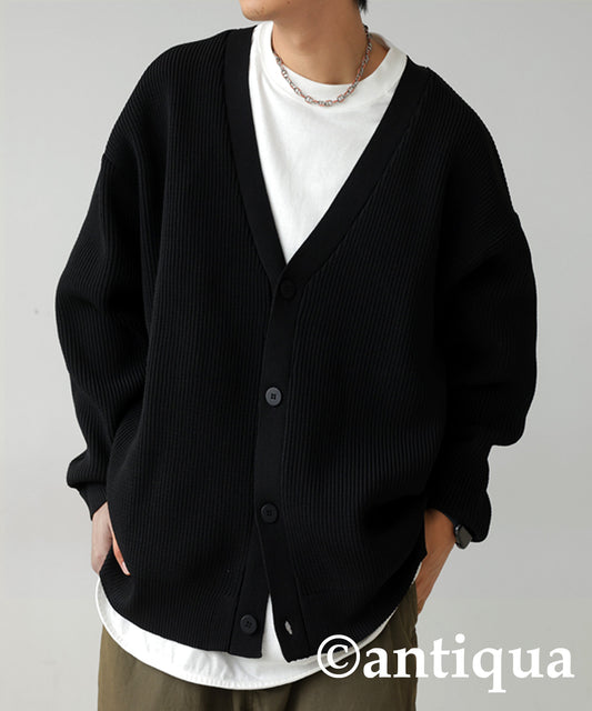 Sponge Knit Cardigan Men's