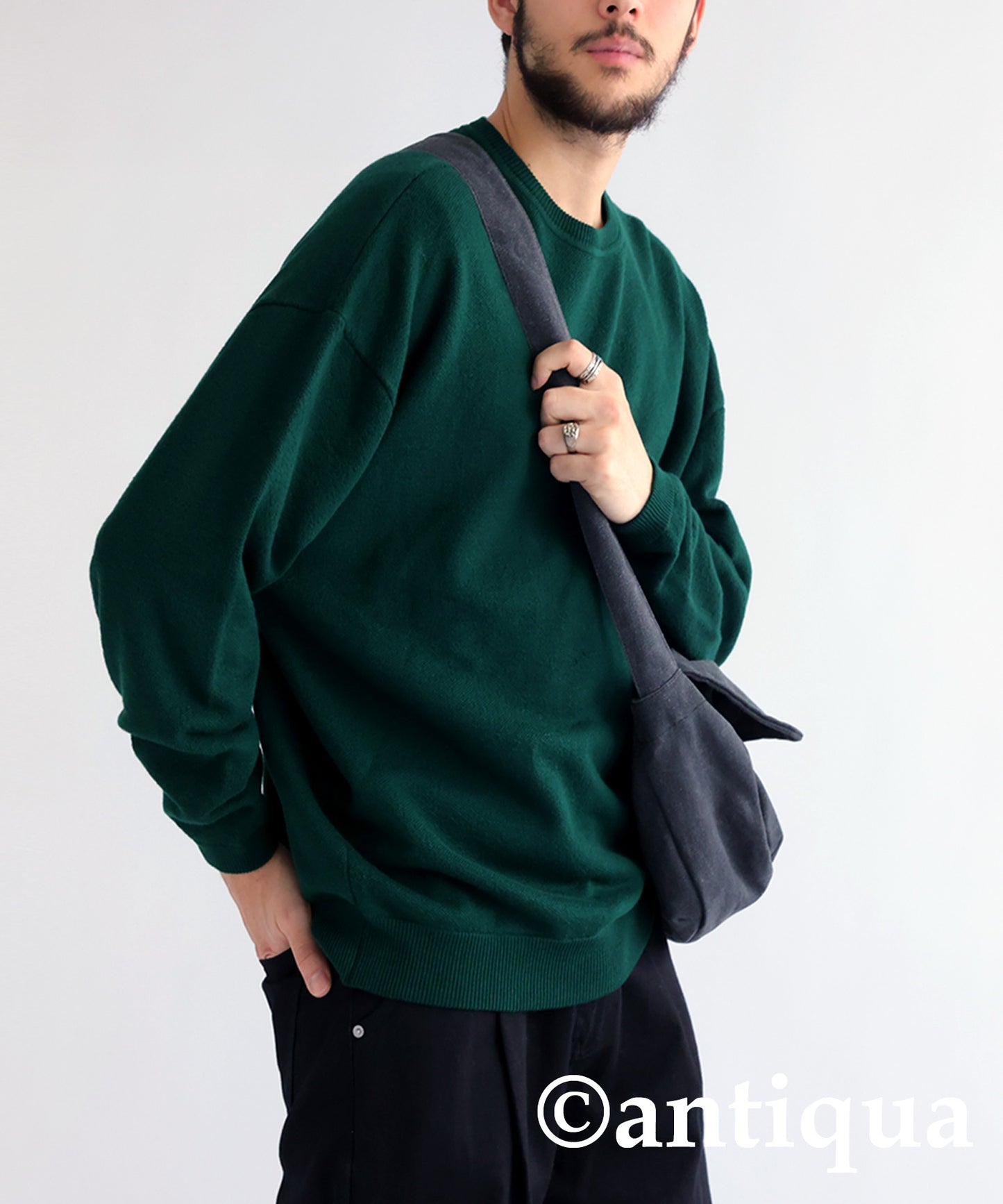 Pile Knit Pullover Men's