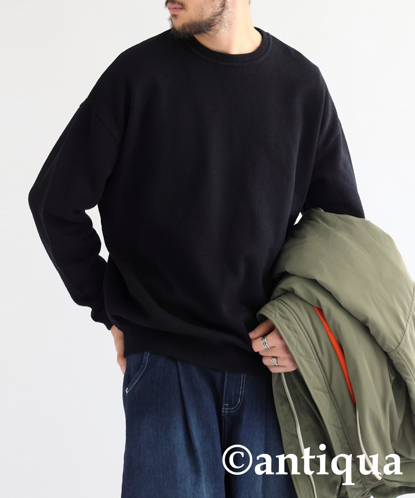 Pile Knit Pullover Men's