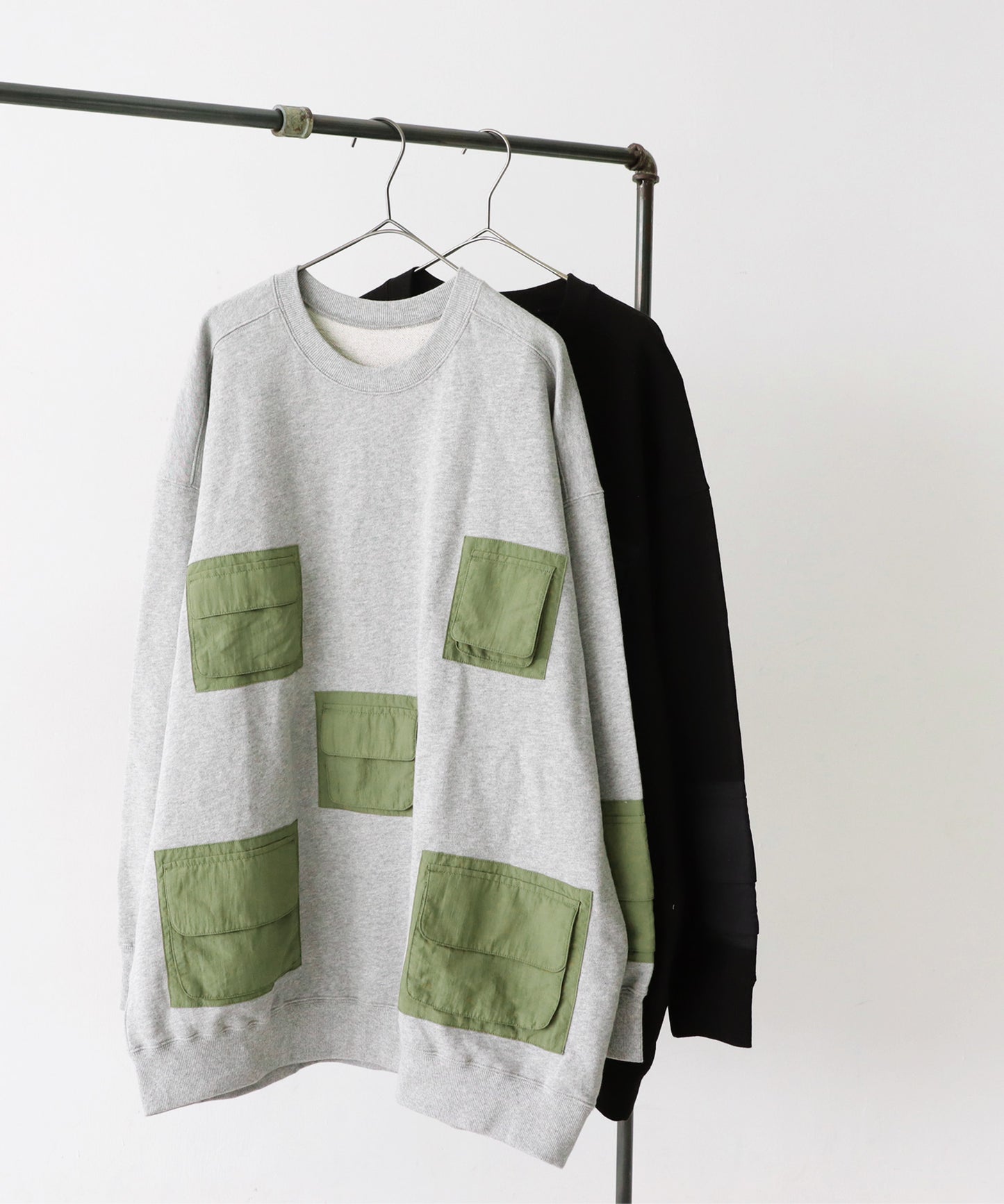 Pocket Design Pullover Men's