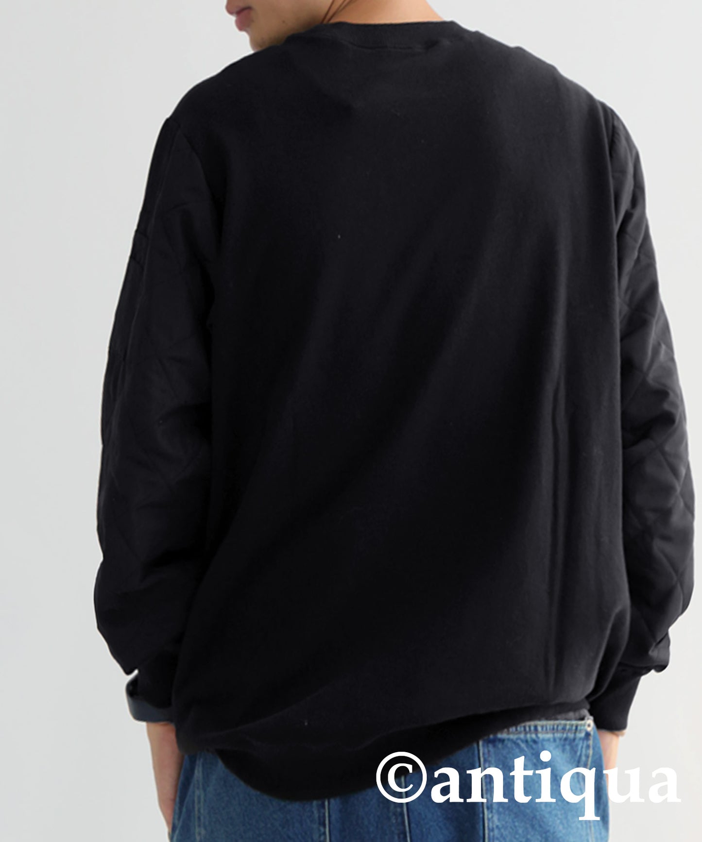 Different material pocket pull over Men's