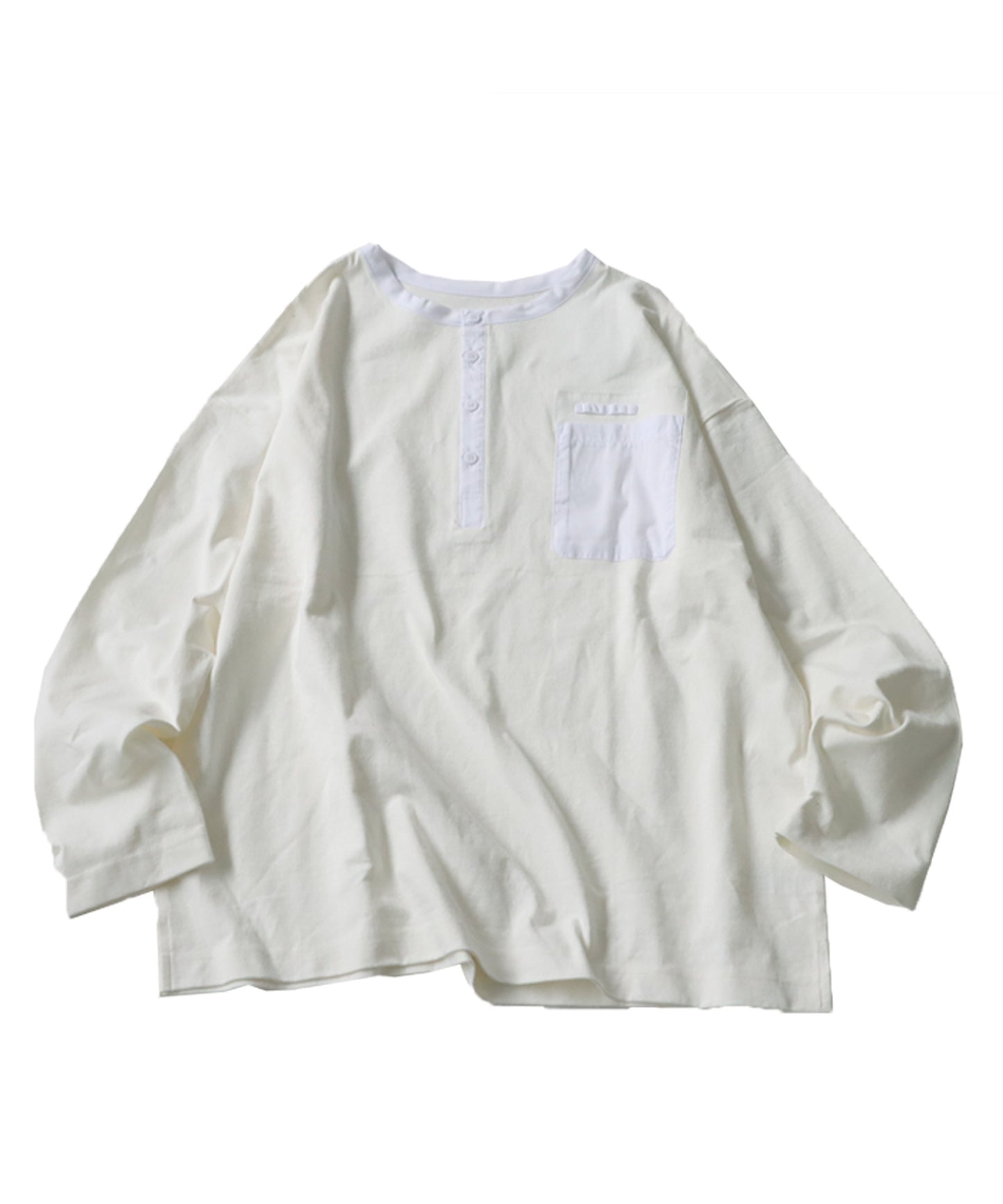 Henry Neck Long T-Shirt Men's