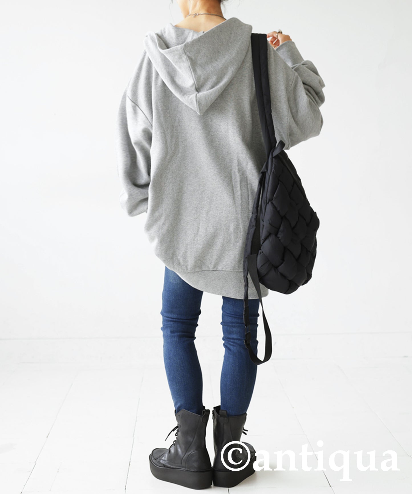 Asymmetric Zip Hoodie Ladies