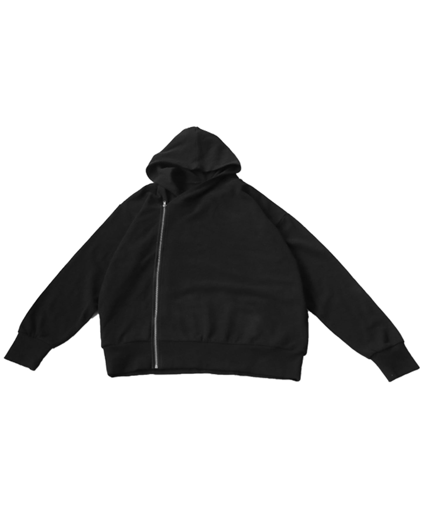 Asymmetric Zip Hoodie Ladies